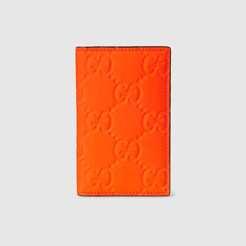 Gucci oc11z1225 Size: OS / GG Rubber Effect Long Card Case Size ONE SIZE - 1 Thumbnail