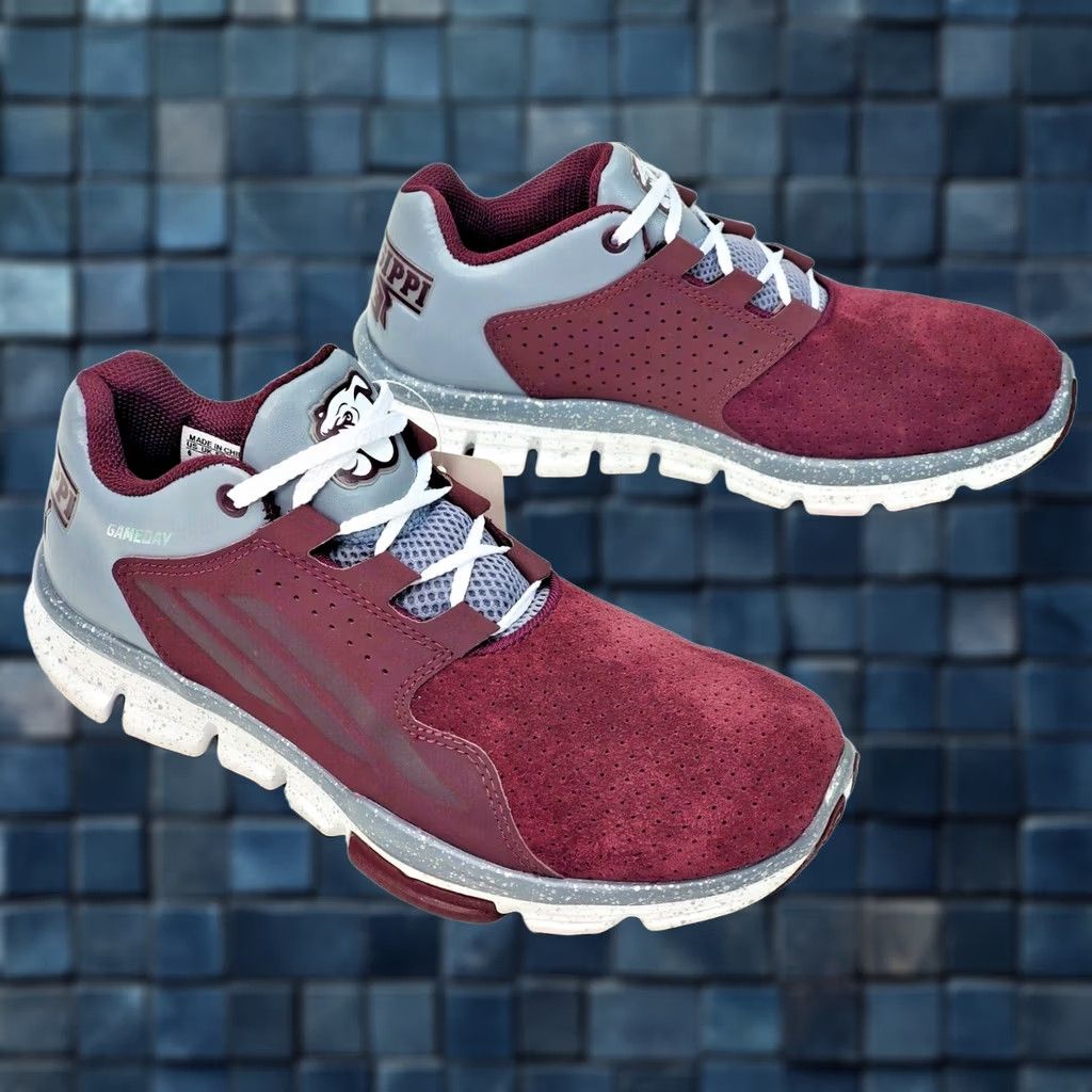Adidas adidas College Mississippi State Maroon Suede Sneaker Men 6 = Women 7.5 Gameday Size US 6 / IT 36 - 1 Thumbnail