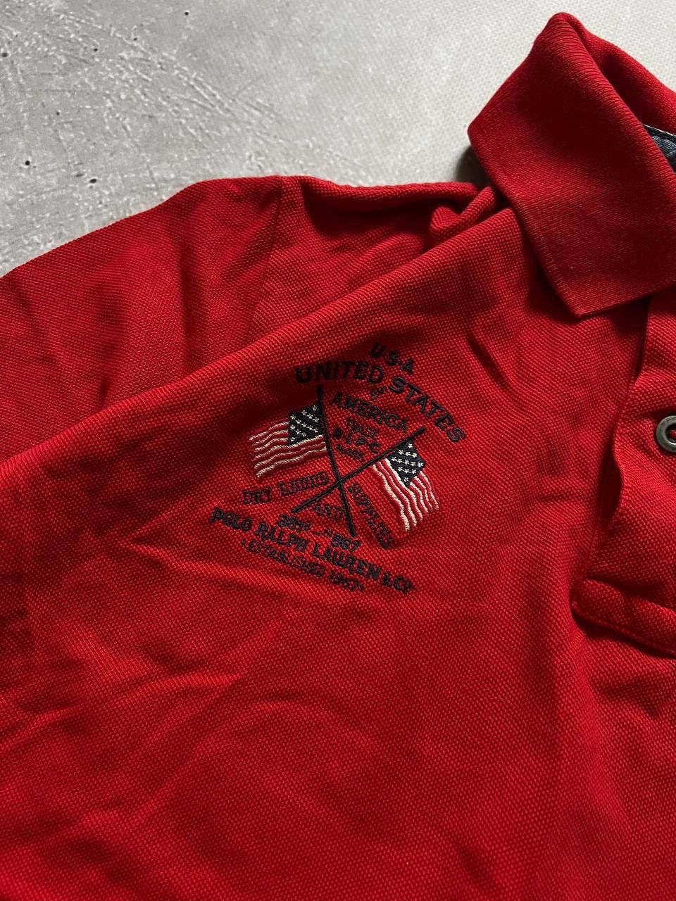 Polo Ralph Lauren Polo Ralph Lauren Custom Fit Men's Shirt American Flag S Size US S / EU 44-46 / 1 - 3 Thumbnail