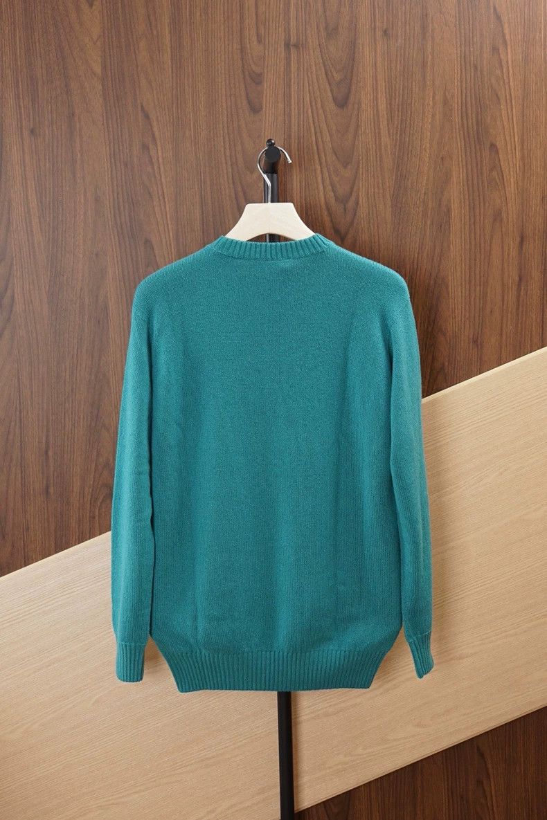 Loro Piana LORO PIANA Men's knit sweater 100% cashmere thick and soft Size US M / EU 48-50 / 2 - 2 Thumbnail