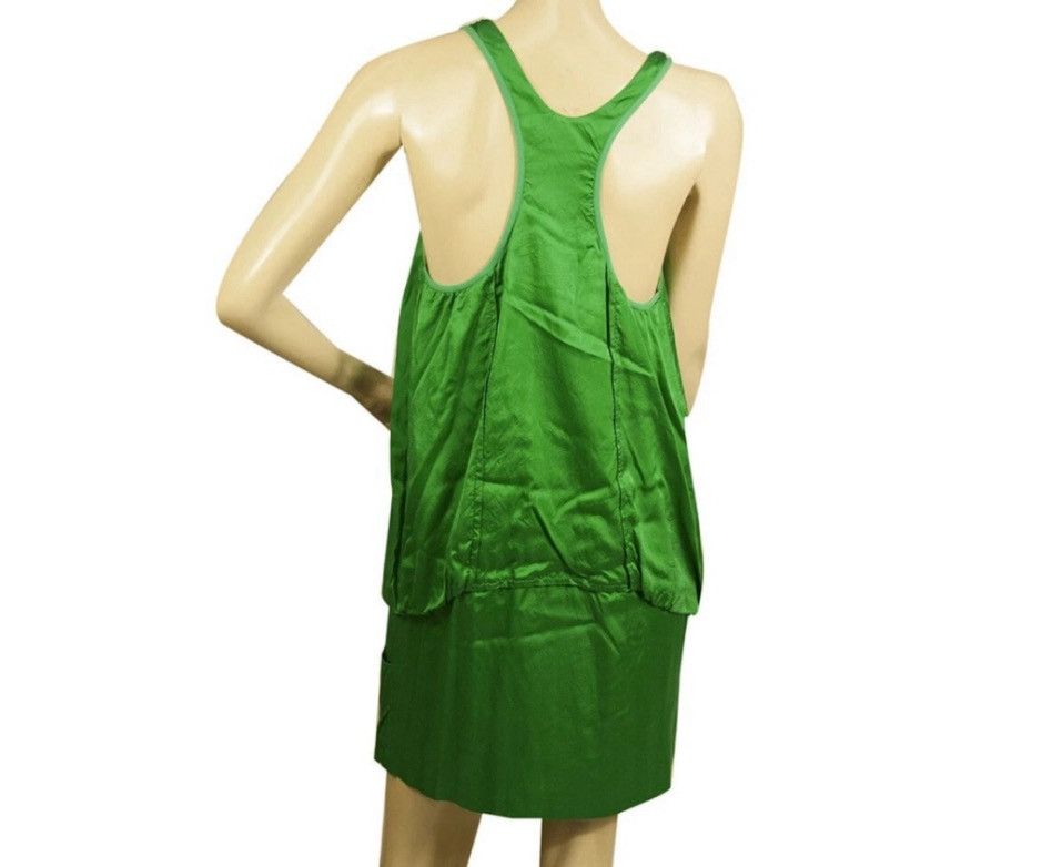 Stella McCartney Stella McCartney Green Racerback Mini Dress – Size 40 (IT) Size S / US 4 / IT 40 - 2 Thumbnail