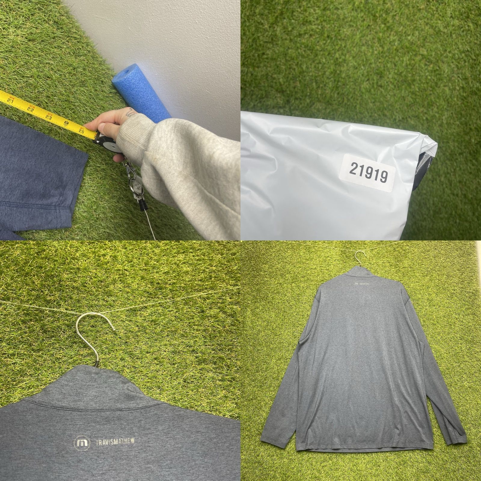 TravisMathew Travis Mathew 1/4 Zip Shirt Mens 2XL Long Sleeve Performance Golf Size US XXL / EU 58 / 5 - 8 Thumbnail