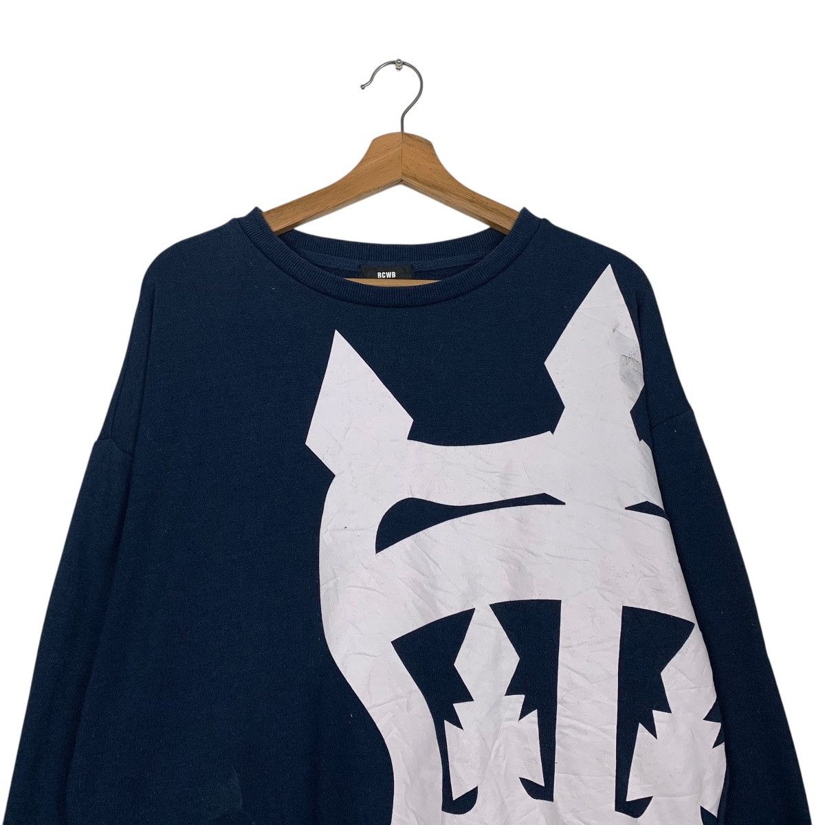 Japanese Brand Rodeo Crowns Big Print Sweatshirt Size L / US 10 / IT 46 - 2 Thumbnail