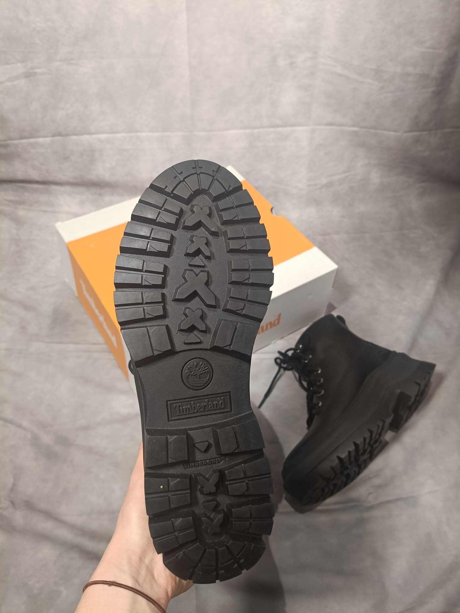 Timberland Timberland Roxie Lane Mid Lace Boot Black Full Grain 42eu Size US 11 / IT 41 - 8 Thumbnail