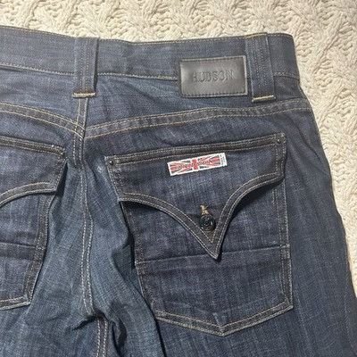 Hudson HUDSON Los Angeles Jeans Blue Dark Wash Men’s Size W34x34 Cu Size US 34 / EU 50 - 1 Thumbnail