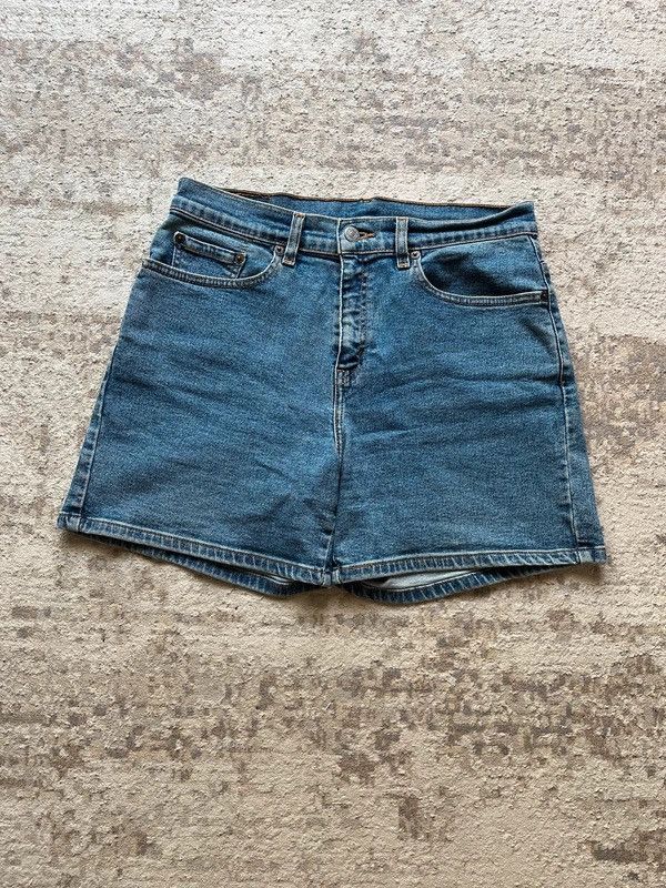 Levi's Levi’s Sz 8 / S Demim Stretch Shorts Vintage 1990s Rare Size 30" / US 8 / IT 44 - 1 Thumbnail