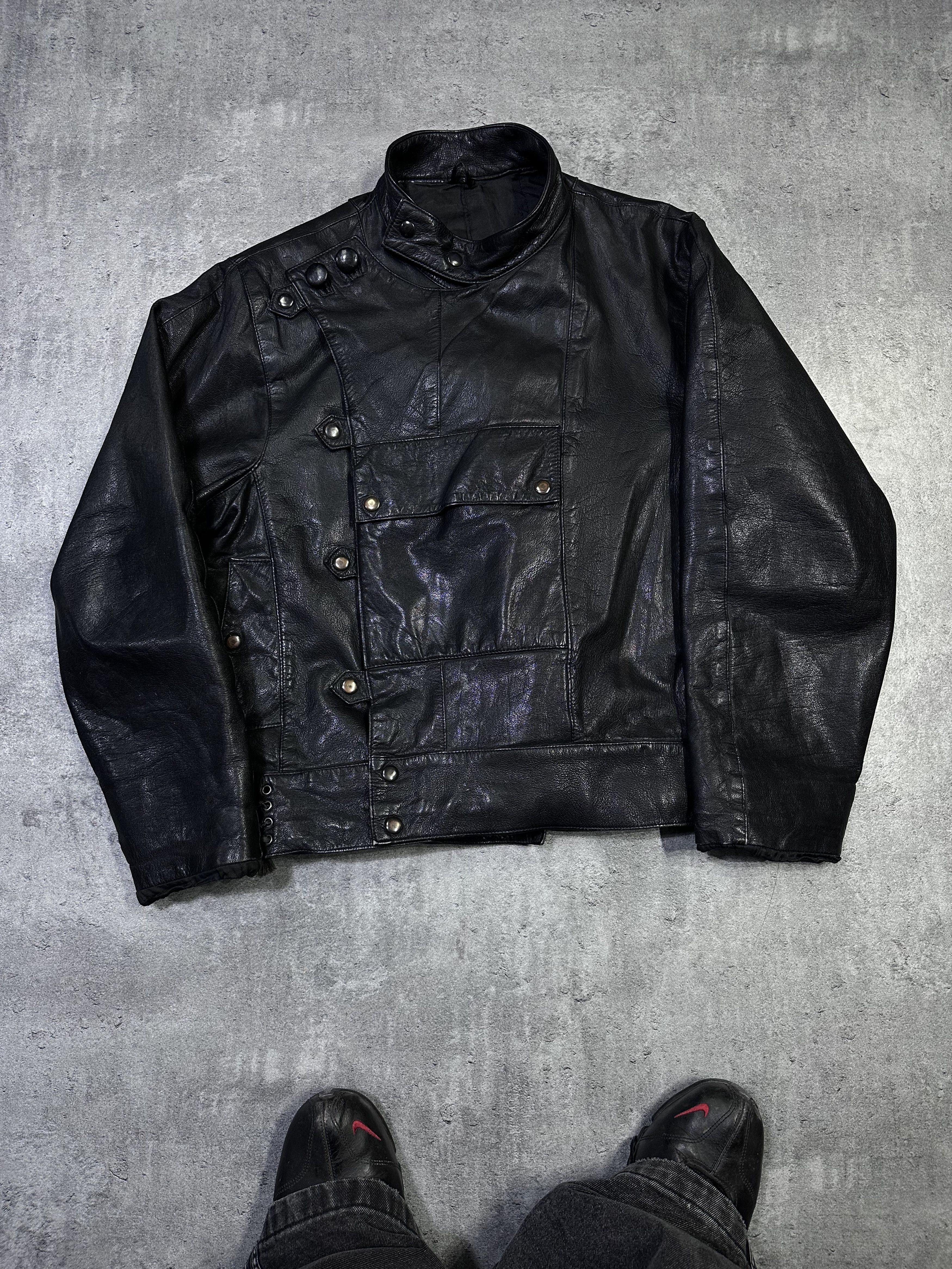 Vintage Vintage 60s/70s swedish leather ramones jacket black Size US L / EU 52-54 / 3 - 1 Thumbnail