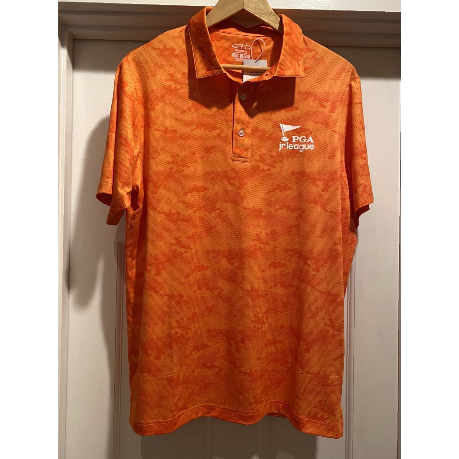 Vintage New PGA Golf Polo Shirt Garb Pine Hills Club Plymouth MA M Orange Mens Size US M / EU 48-50 / 2 - 2 Thumbnail
