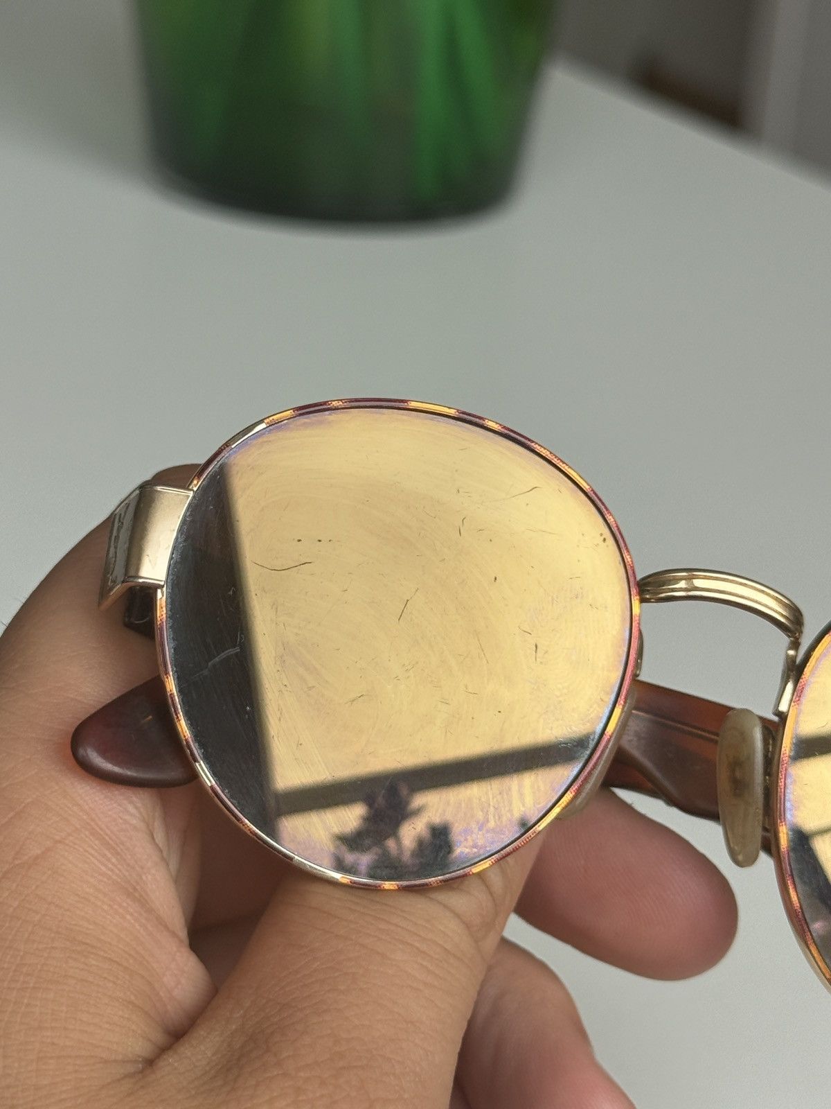 Yves Saint Laurent Vintage 90s Yves saint Laurent YSL oval sunglasses designer Size ONE SIZE - 10 Thumbnail