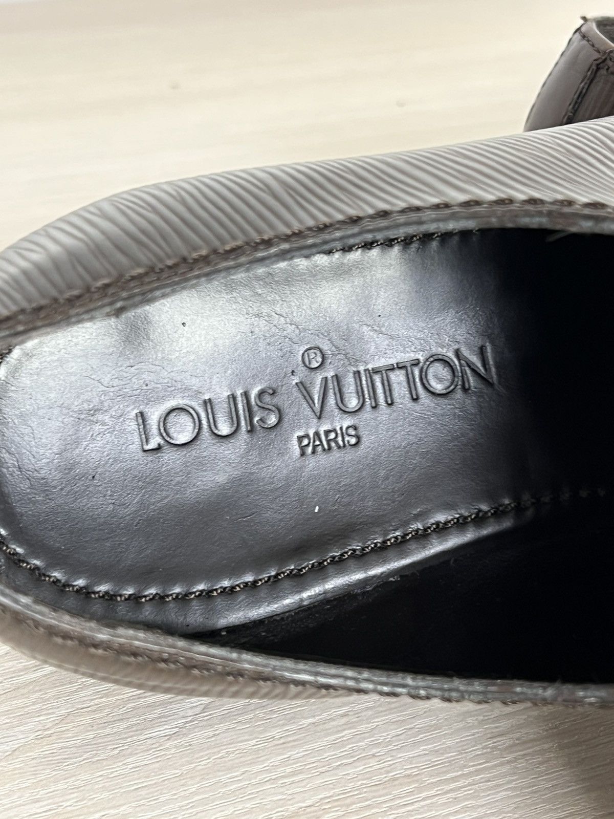 Louis Vuitton Louis Vuitton Epi Leather Cap Toe Derby Shoes Brown Size 10 Size US 10 / EU 43 - 22 Thumbnail