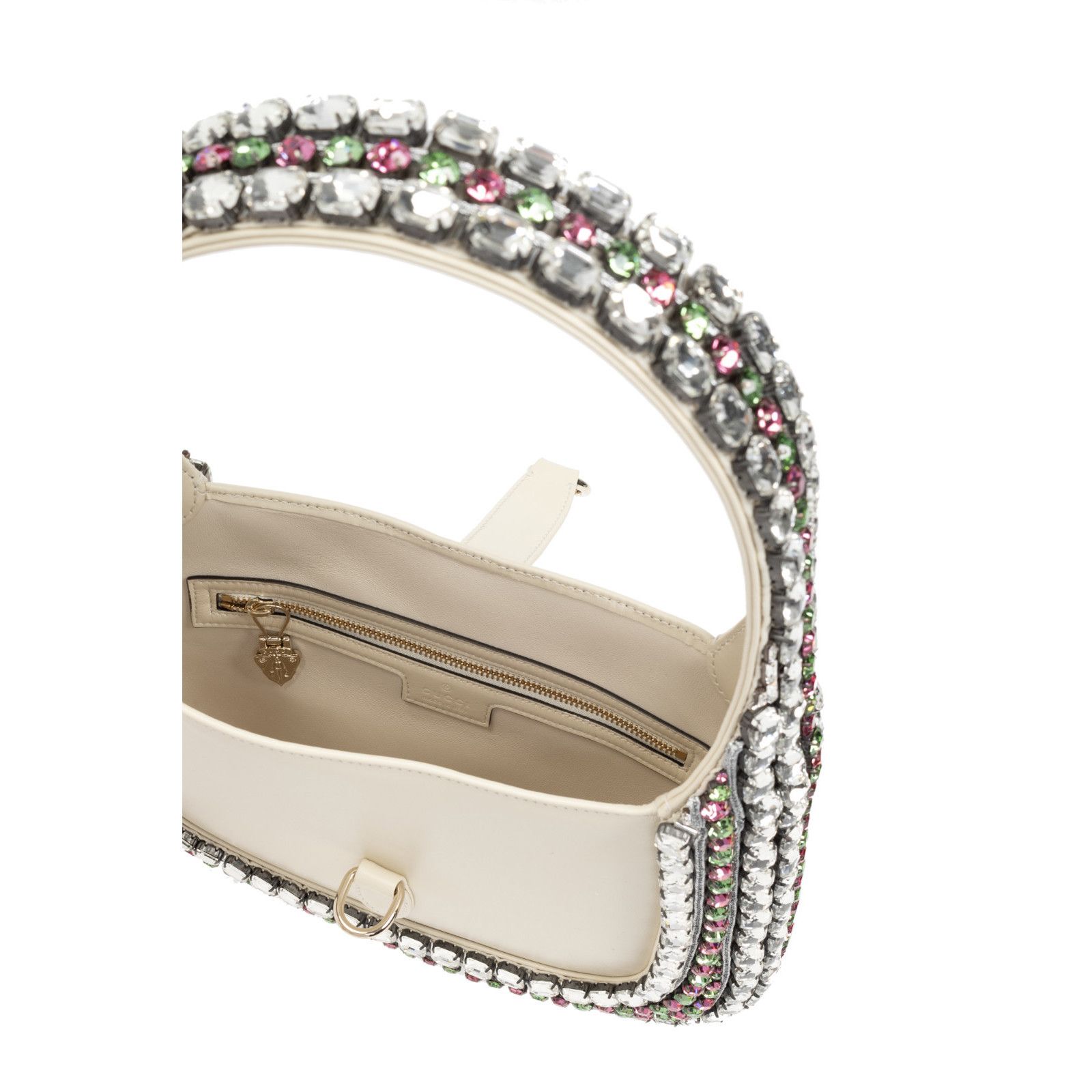 Gucci GUCCI Jackie Small White Crystals Shoulder Bag New & Authent Size ONE SIZE - 4 Thumbnail