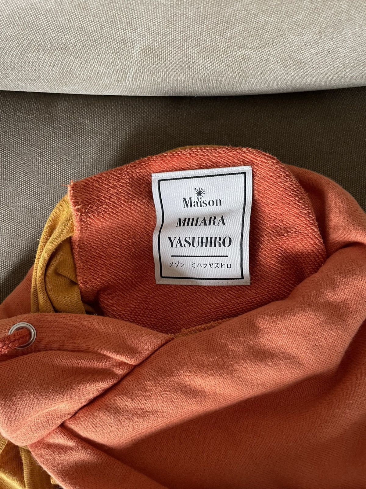 Maison MIHARA YASUHIRO Asymetric hoodie MMY SS2020 justified error Size US S / EU 44-46 / 1 - 5 Thumbnail