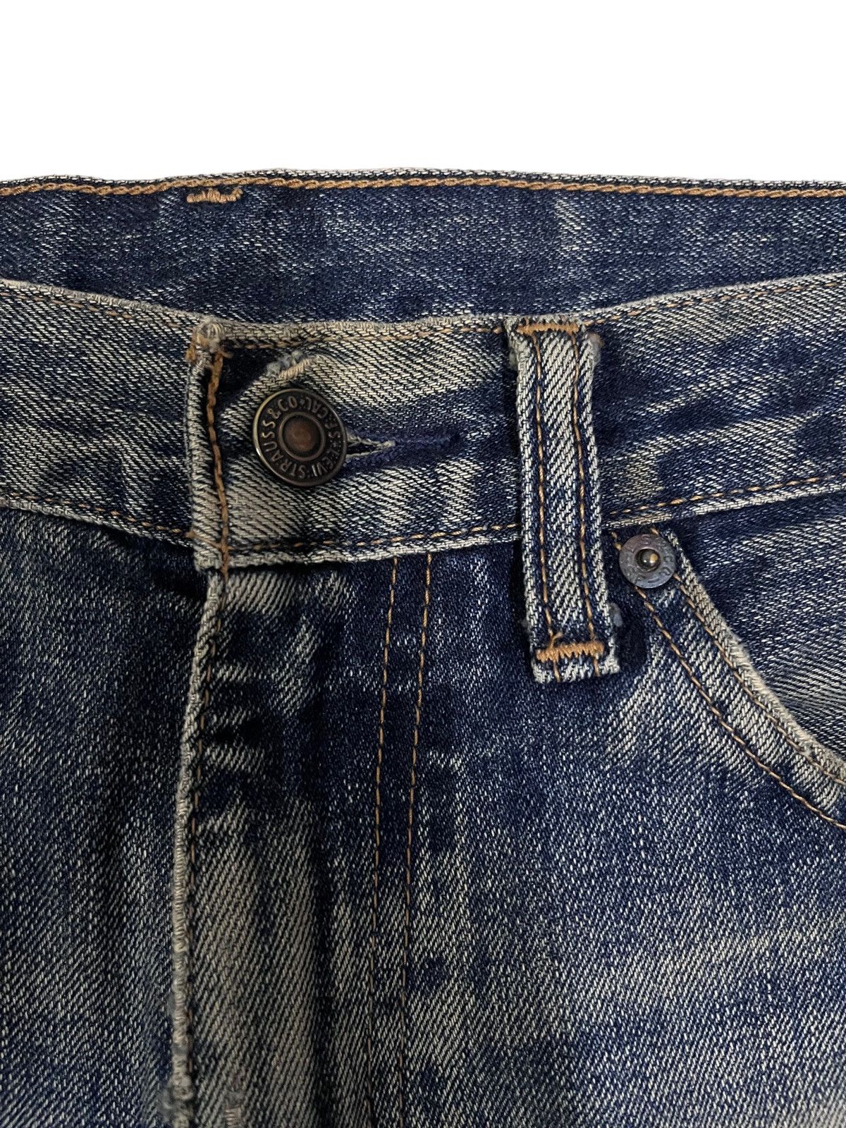 Levi's Vintage Levis Flare 517 MudWash Distressed Style Denim Size US 31 - 3 Thumbnail