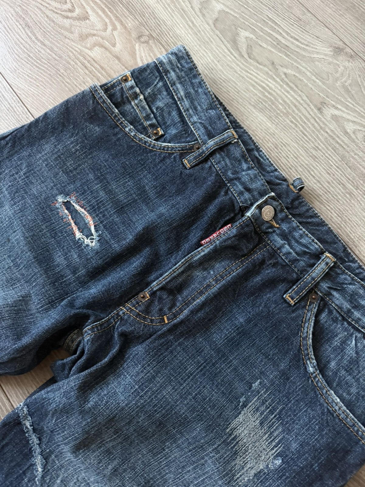 Dsquared2 Dsquared 2 Vintage Distressed Opium Rare Denim Jeans Size US 33 - 13 Thumbnail