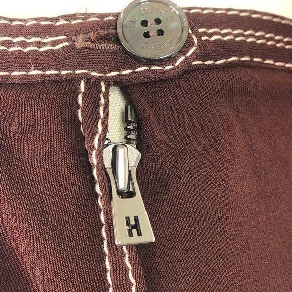 Hermes HERMES Vintage 90's RESORT Cropped Wide Leg Pants Size 27" / US 4 / IT 40 - 5 Thumbnail