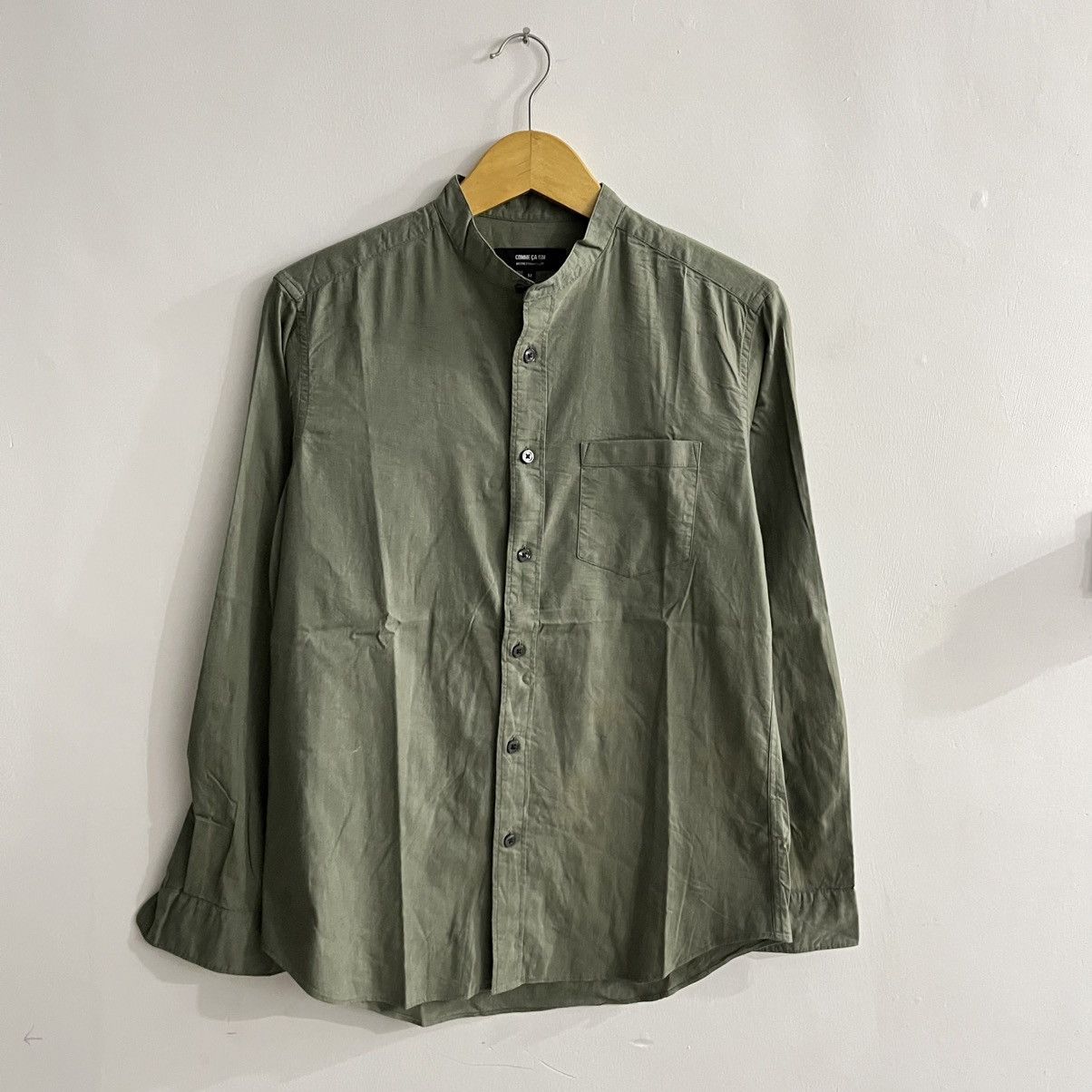 Japanese Brand Comme Ca Ism - Standcollar Button Up Shirt Size US M / EU 48-50 / 2 - 1 Thumbnail