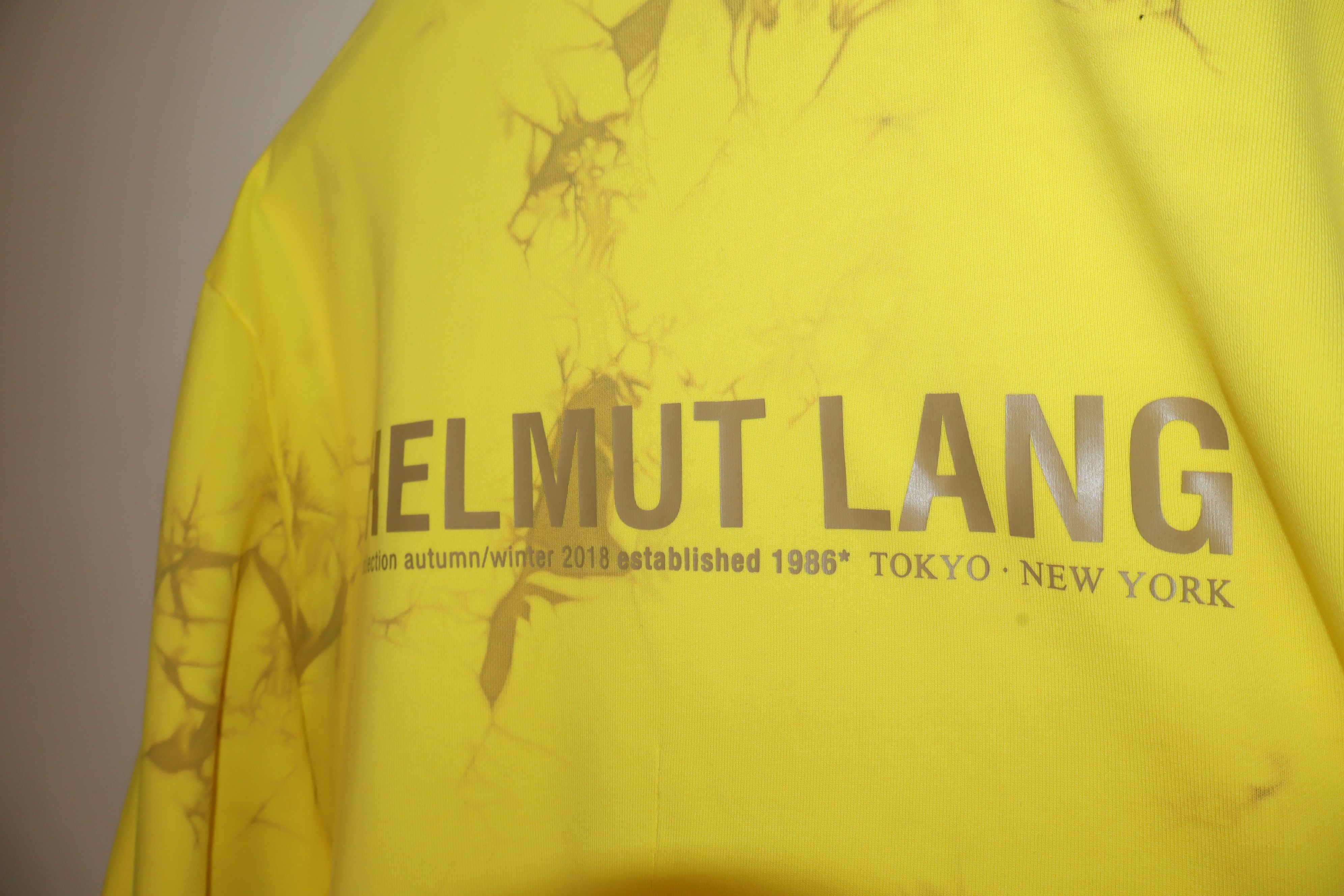 Helmut Lang Marble effect logo print t-shirt Size US XXL / EU 58 / 5 - 12 Thumbnail