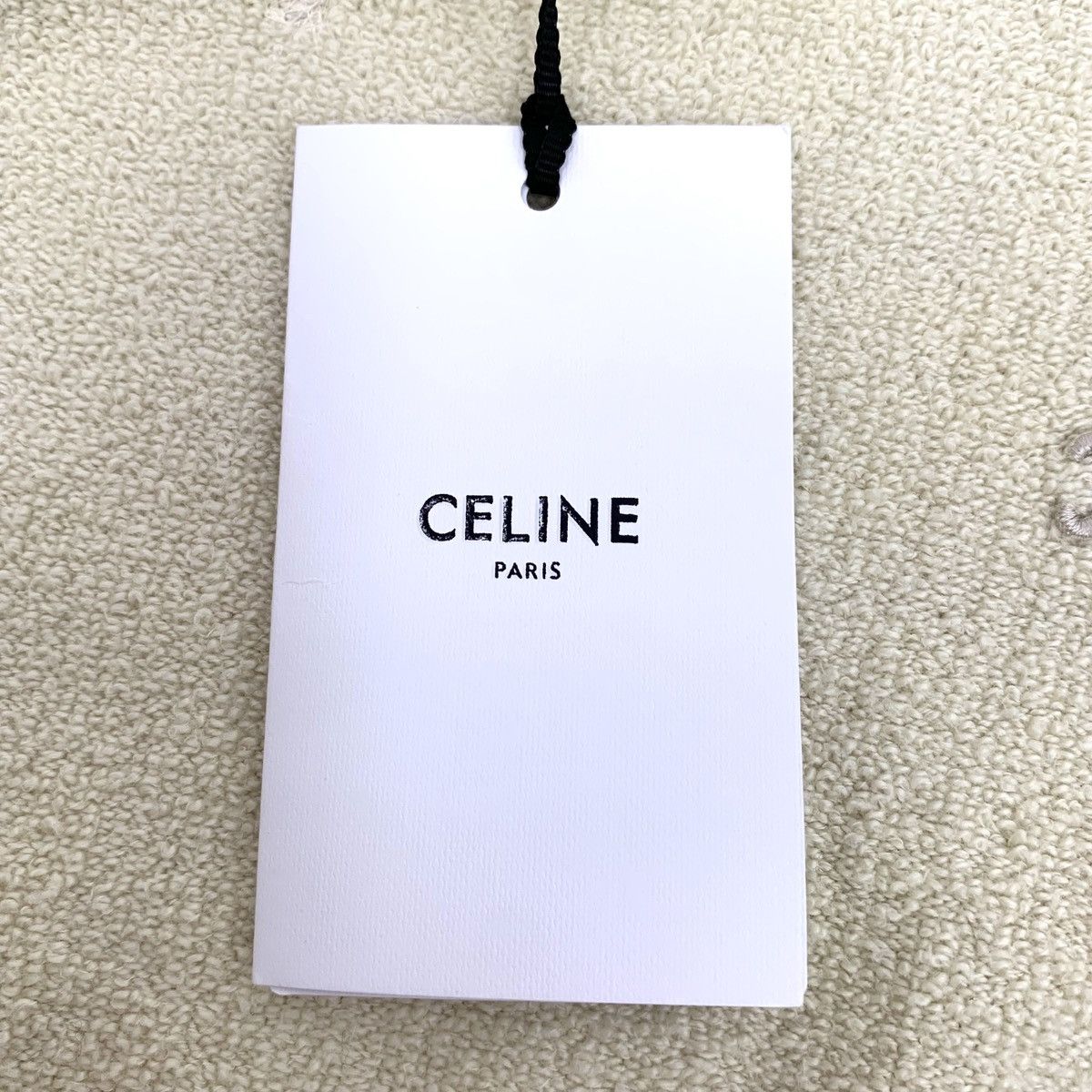 Celine Celine Beige Logo Embroidered Long Sleeve Knit Top K26WX Size S / US 4 / IT 40 - 7 Thumbnail