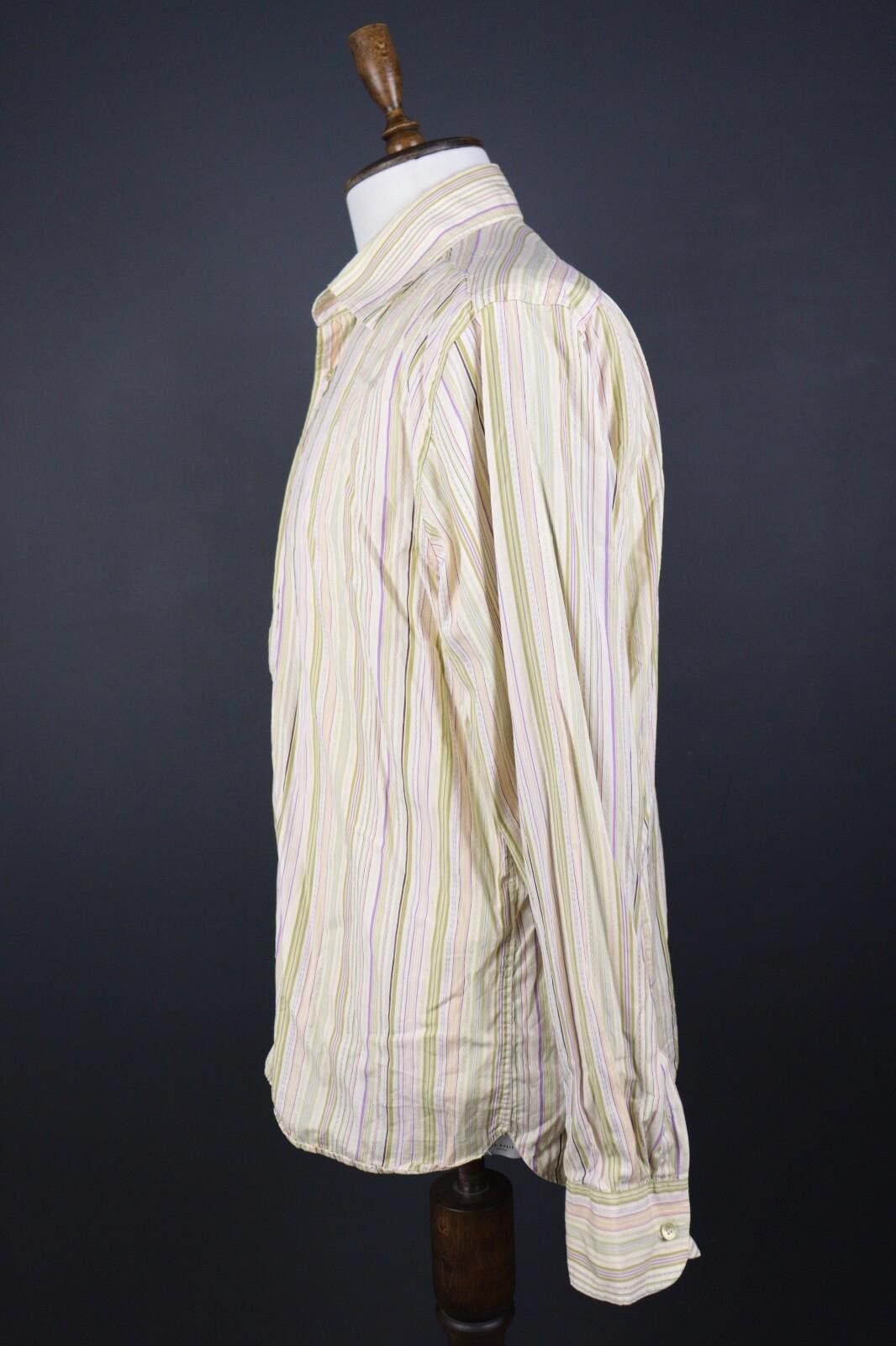Ted Baker Ted Baker London Stiped Luxury Button Down Shirt Size 6 Size US M / EU 48-50 / 2 - 4 Thumbnail