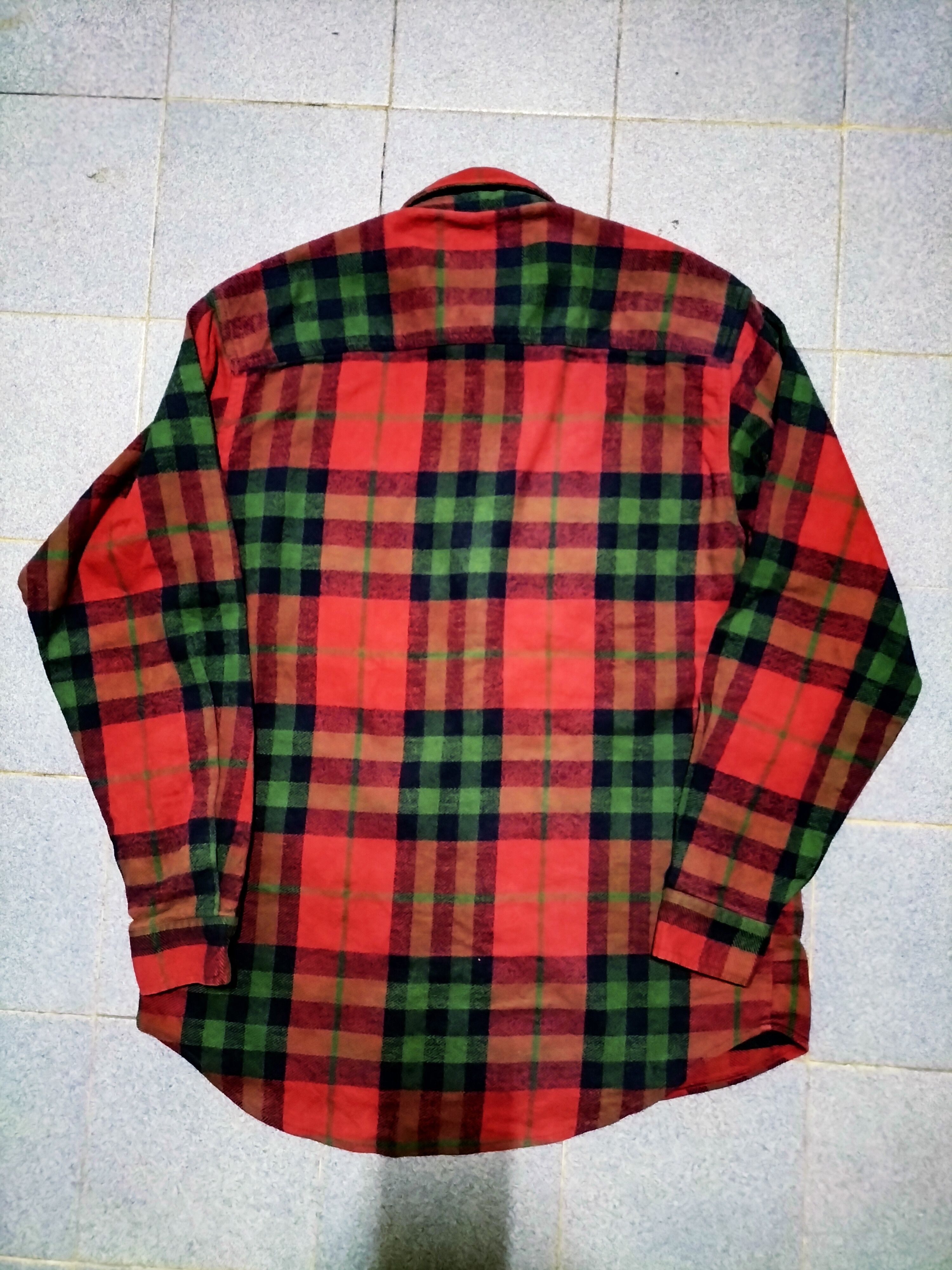 Levi's Vintage Levis Plaid Shirt Winter Double Pocket Black Lable Size US S / EU 44-46 / 1 - 6 Thumbnail