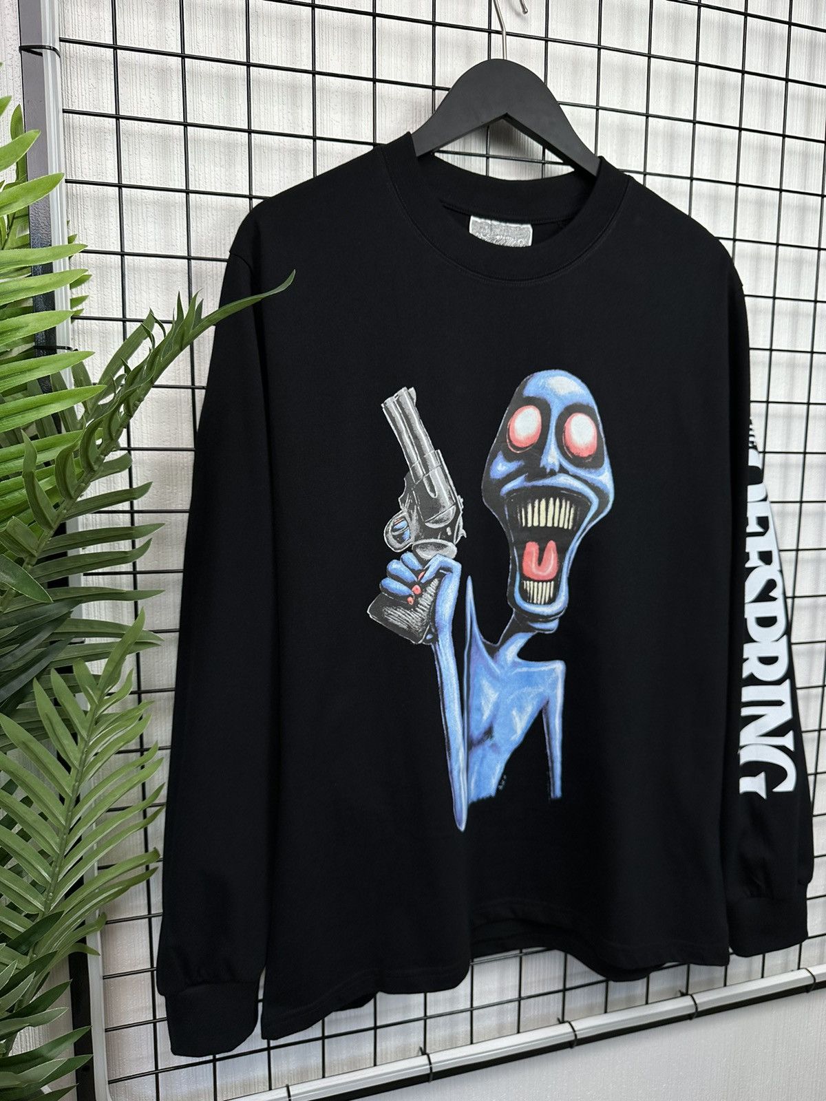 Band Tees The Offspring Alien Blue style Men Black L long sleeve shirt Size US L / EU 52-54 / 3 - 3 Thumbnail