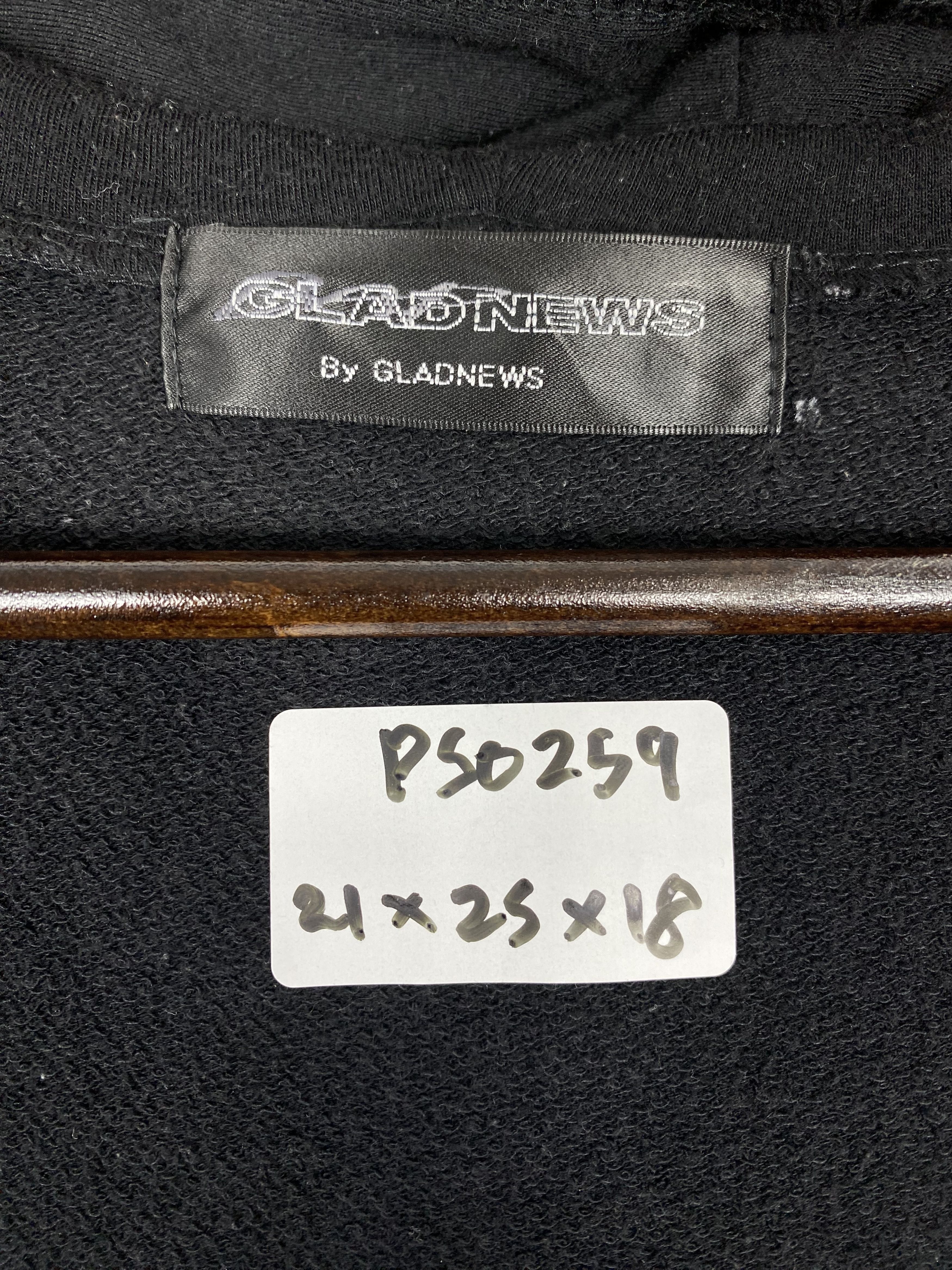Japanese Brand × Vintage Vintage Glad News Hoodies PS0259 Size US M / EU 48-50 / 2 - 9 Thumbnail