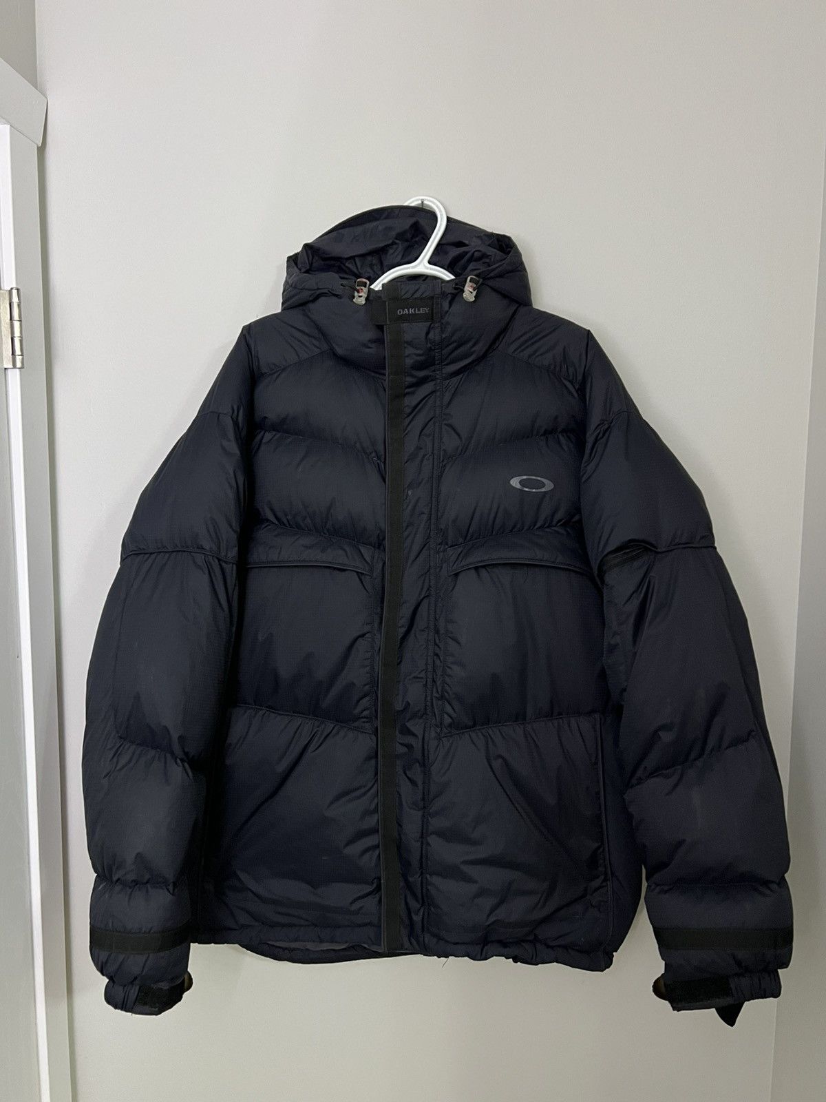 Oakley Vintage Y2K Oakley Goose Down Puffer Jacket Size US L / EU 52-54 / 3 - 1 Thumbnail