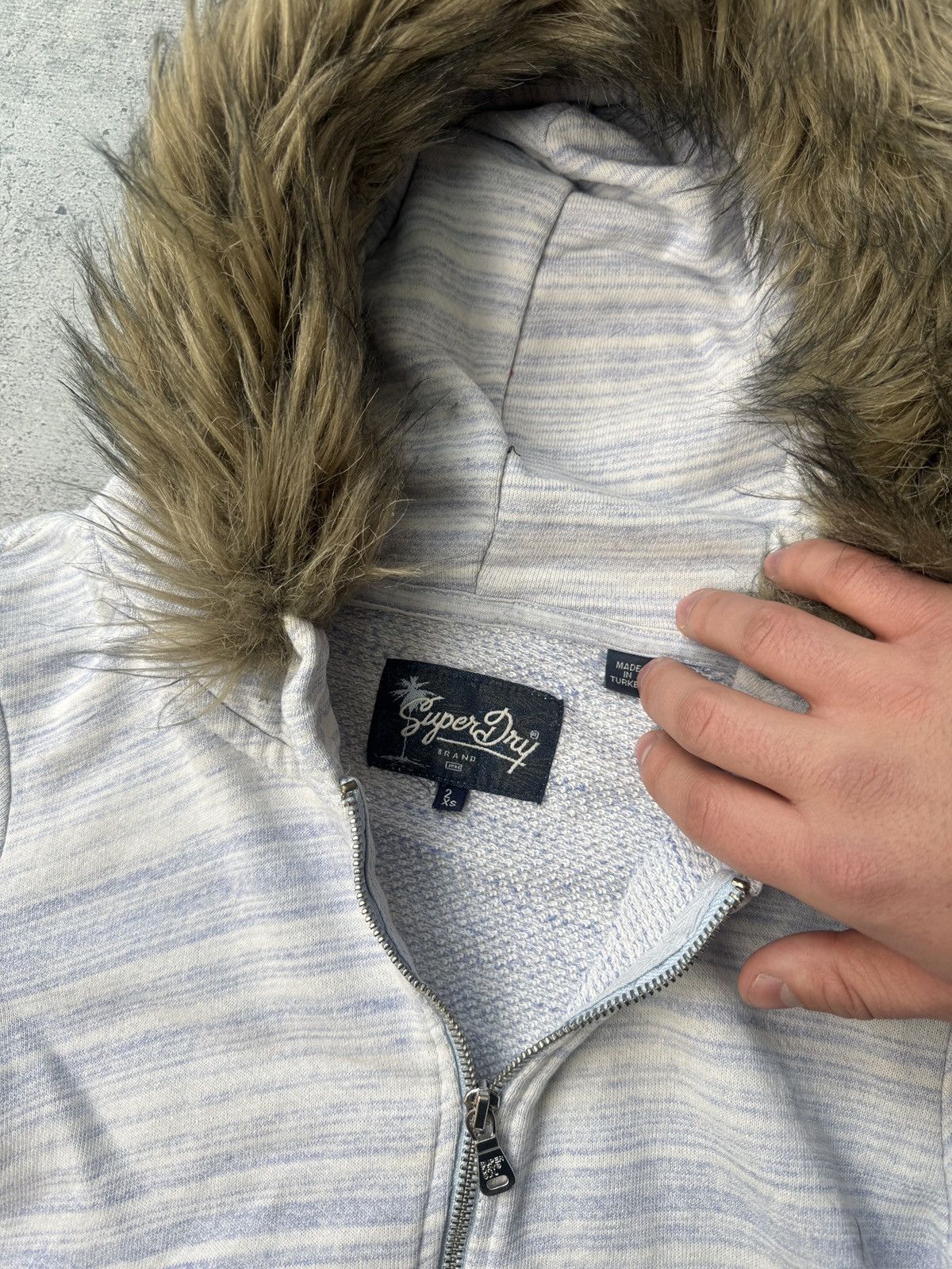 If Six Was Nine Abercrombie and Fitch style Fur jacket lgb ifsixwasnine Size XS / US 0-2 / IT 36-38 - 5 Thumbnail