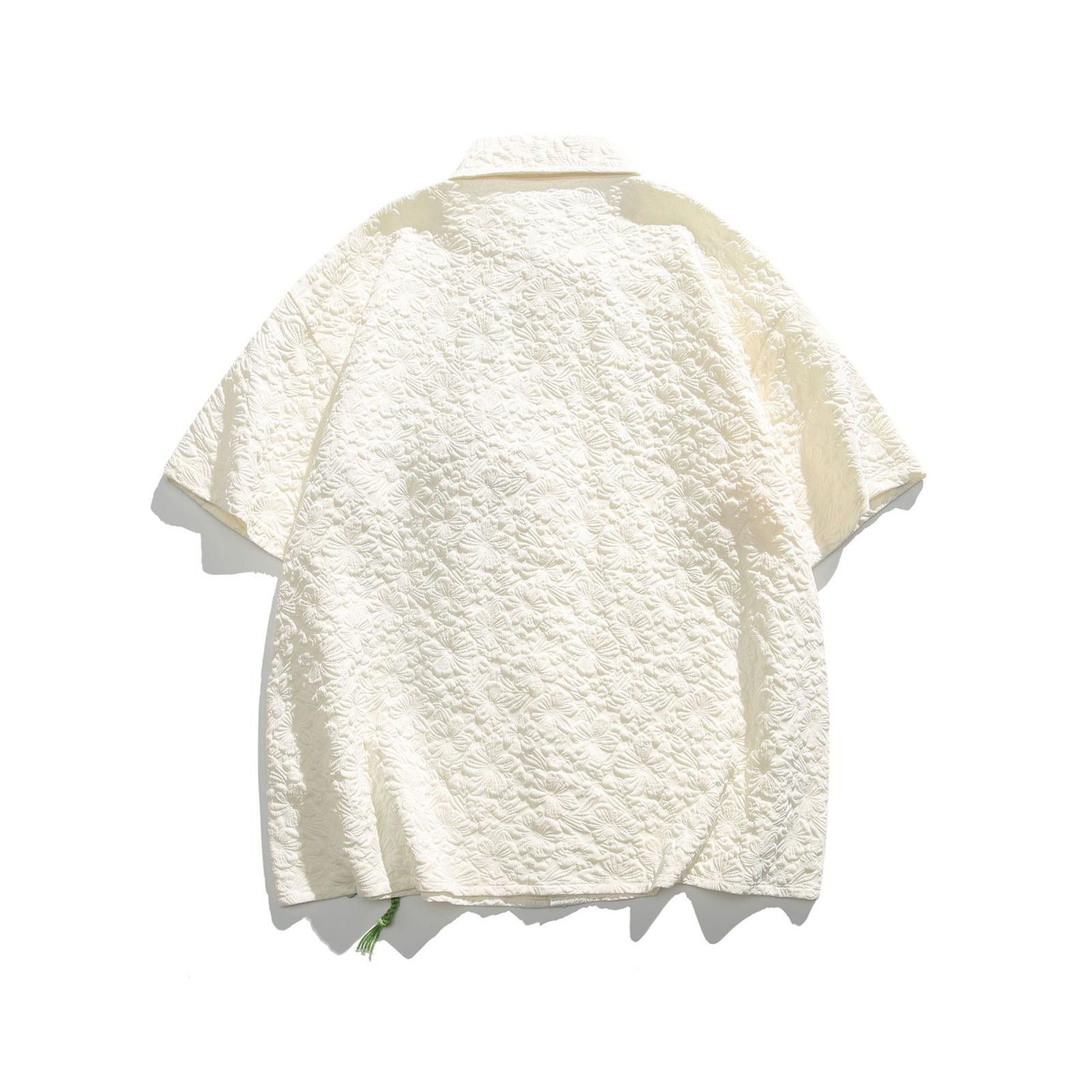 Other Rose Embroidery Short Sleeve Shirt Size US L / EU 52-54 / 3 - 2 Thumbnail