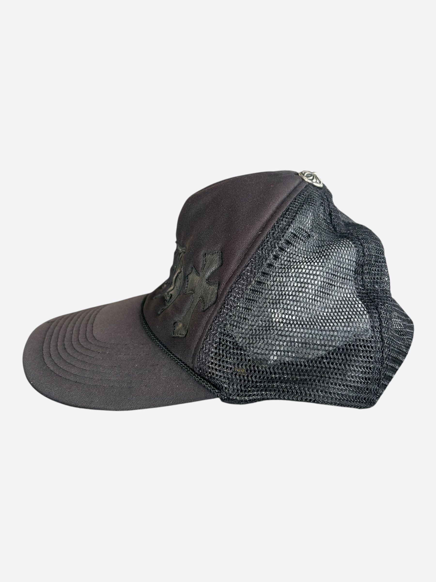 Chrome Hearts Chrome Hearts Black Embroidered CH Cross Patch Hat Size ONE SIZE - 4 Thumbnail