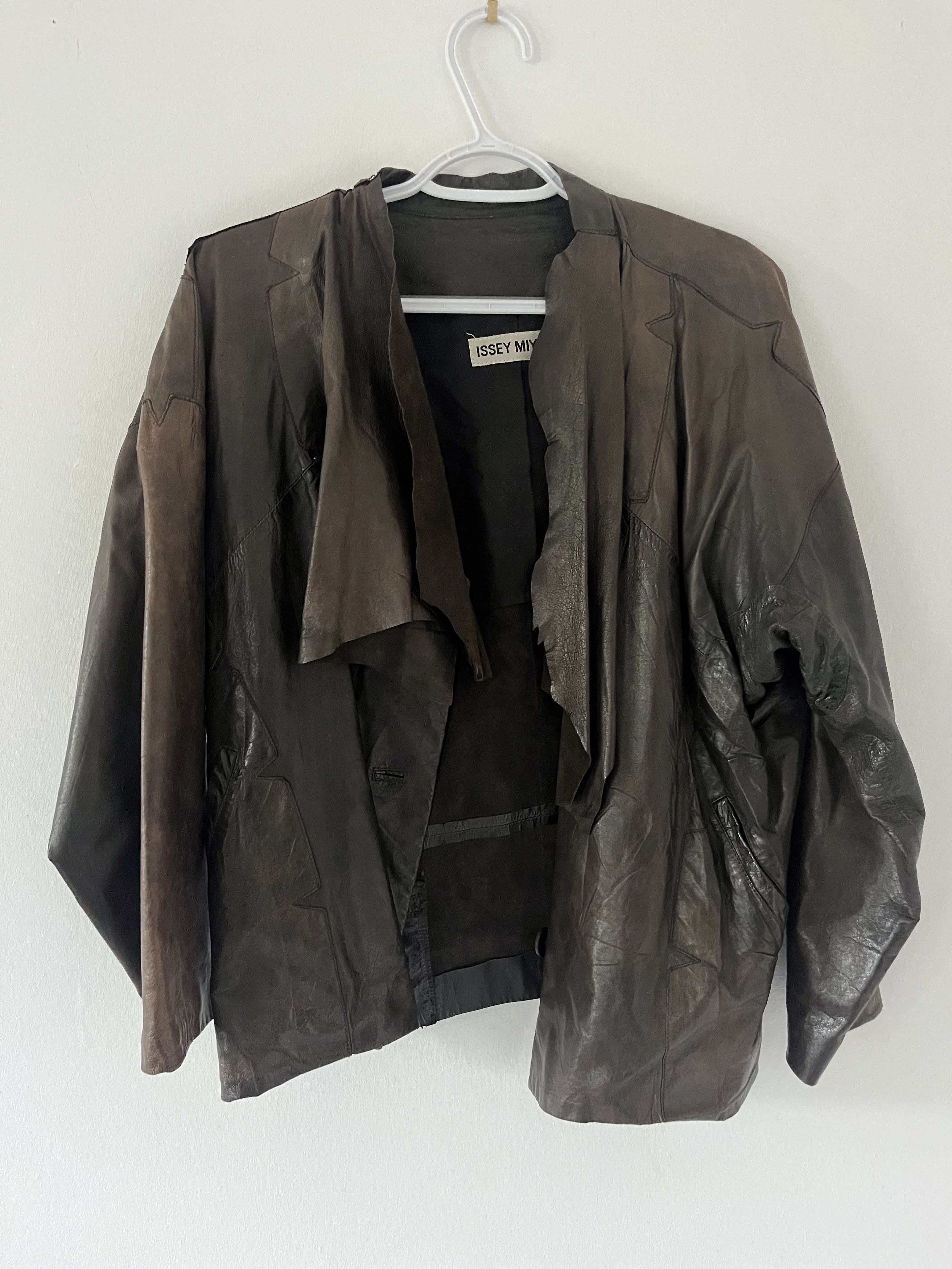 Issey Miyake Issey Miyake Leather Jacket Size US M / EU 48-50 / 2 - 1 Thumbnail