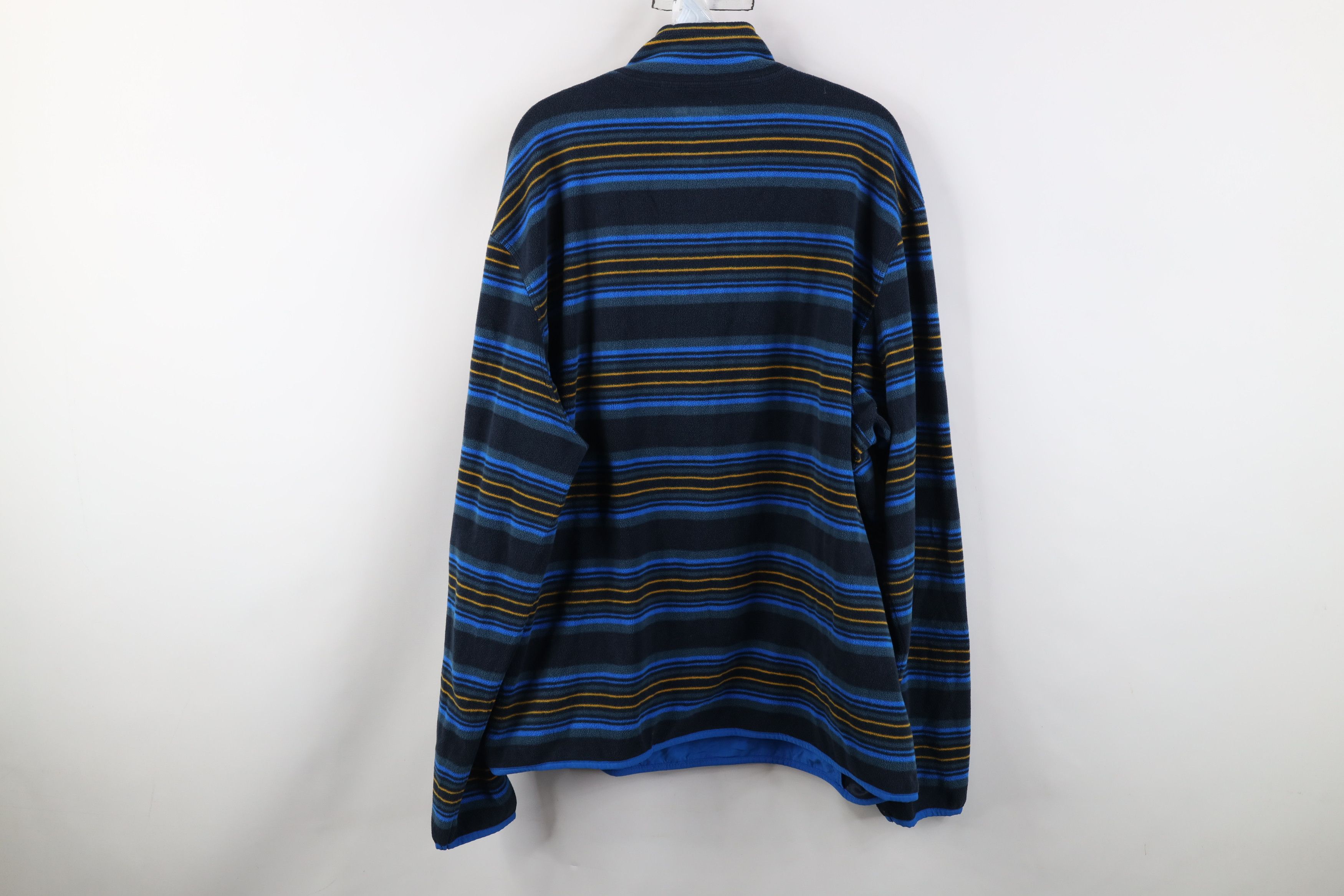 Duluth Trading Company Duluth Trading Co Striped Fleece Half Zip Pullover Sweater Size US XL / EU 56 / 4 - 10 Thumbnail