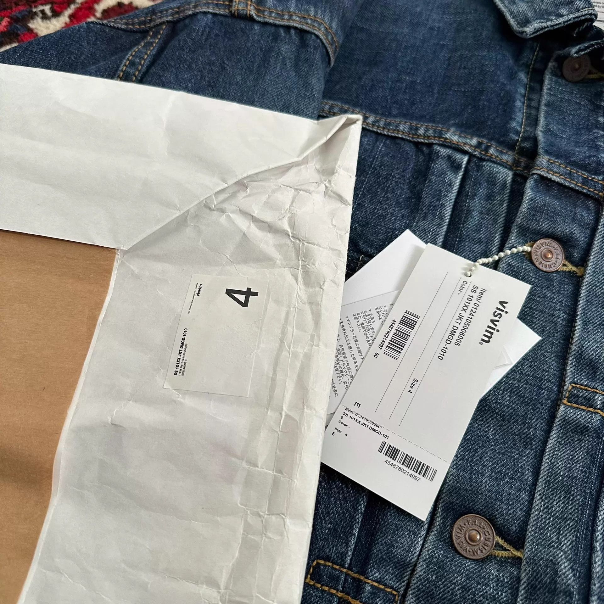 Visvim visvim 24SS 101xx D1010 Splatter Denim Jacket Size 3 Size US L / EU 52-54 / 3 - 9 Thumbnail