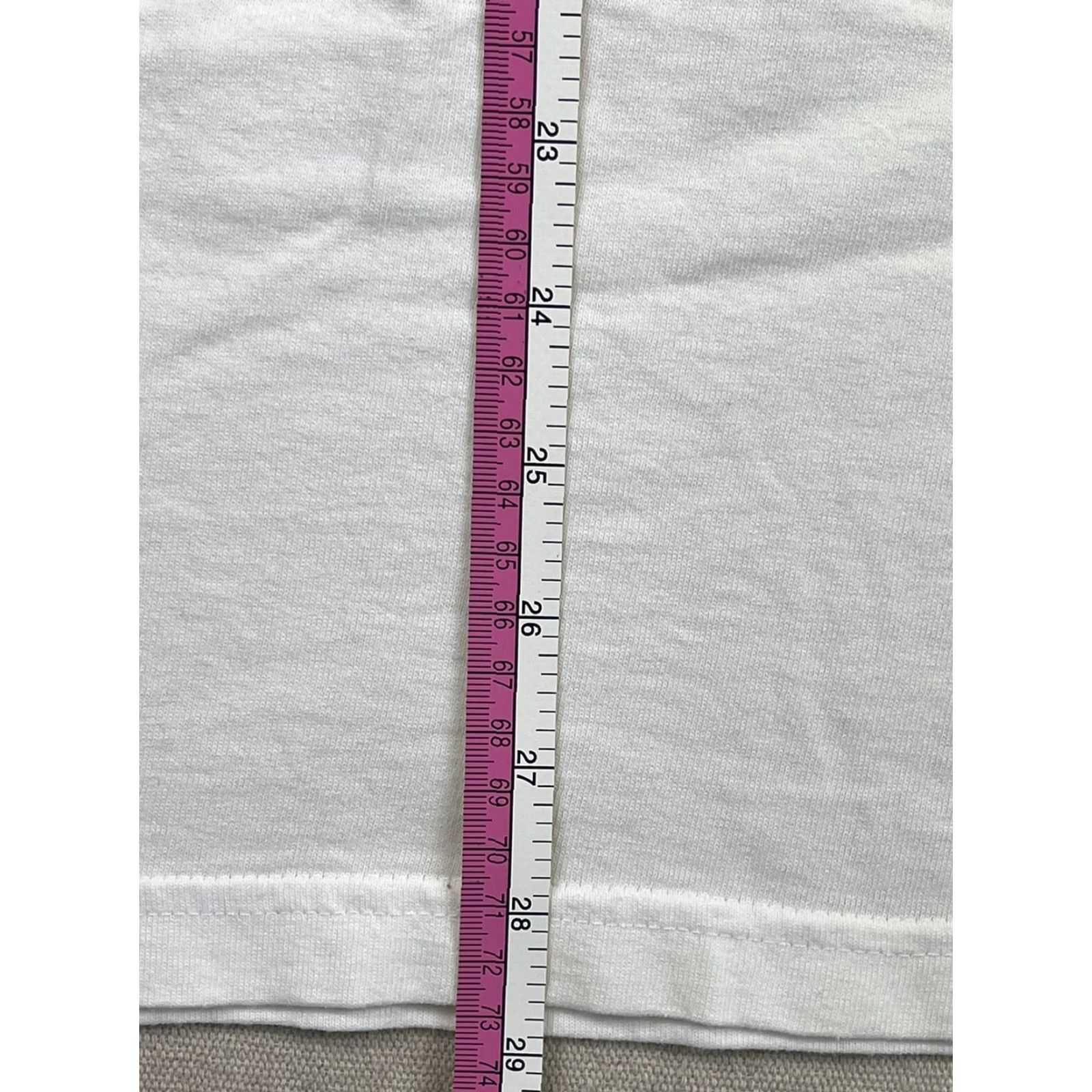 Gildan VINTAGE Ace Ventura Jim Carrey T-Shirt – Movie Logo Graphic, Cotton, White, 1995, Size L, Men, Short Sleeve, Crew Neck, Gildan, 90s Era Size US L / EU 52-54 / 3 - 7 Thumbnail