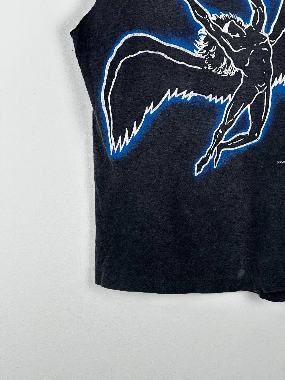 Band Tees Vintage 1984 Faded Led Zeppelin Single Stitch Blue Gem Tee Size US S / EU 44-46 / 1 - 5 Thumbnail