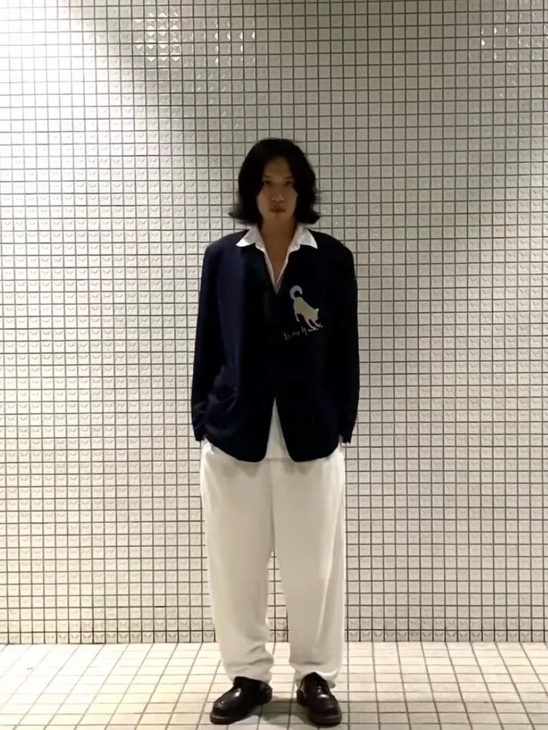 Yohji Yamamoto Yohji Yamamoto size m 92% cuprammonium white trousers 2502 Size US 30 / EU 46 - 5 Thumbnail
