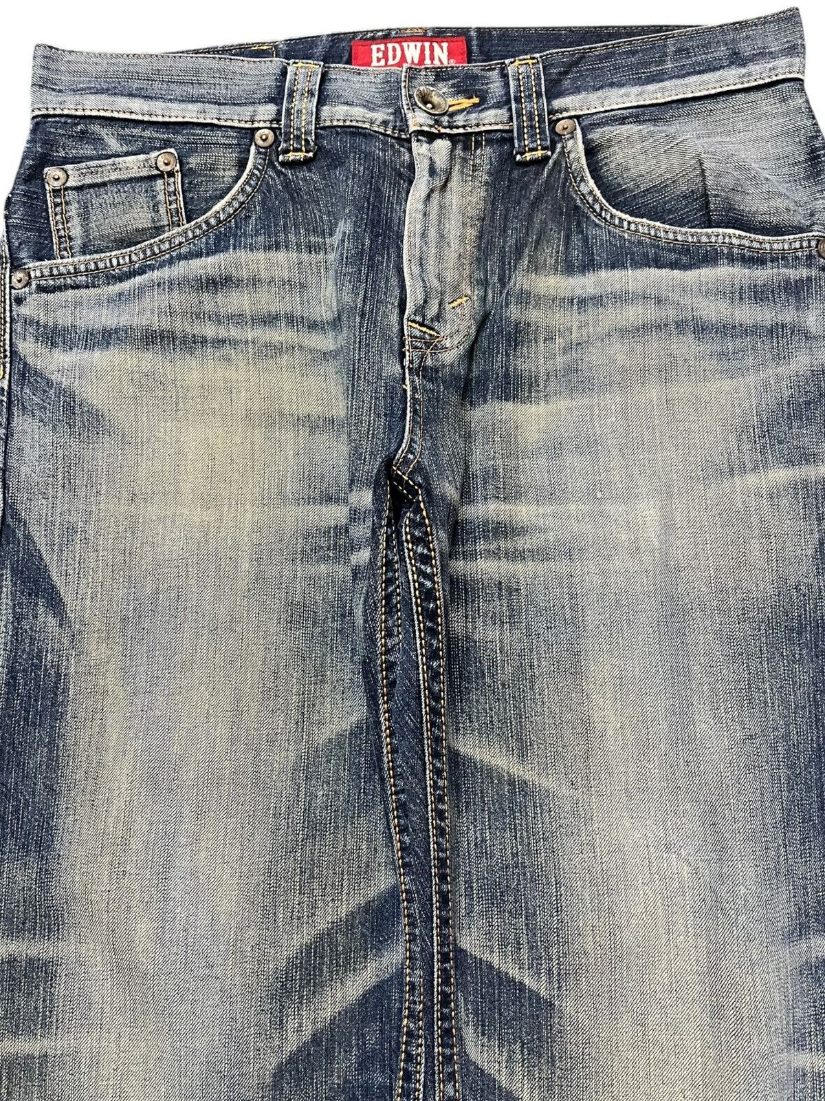 Edwin Vintage Edwin Exclusive Vintage Mudwash Whiskers Denim Size US 35 - 2 Thumbnail