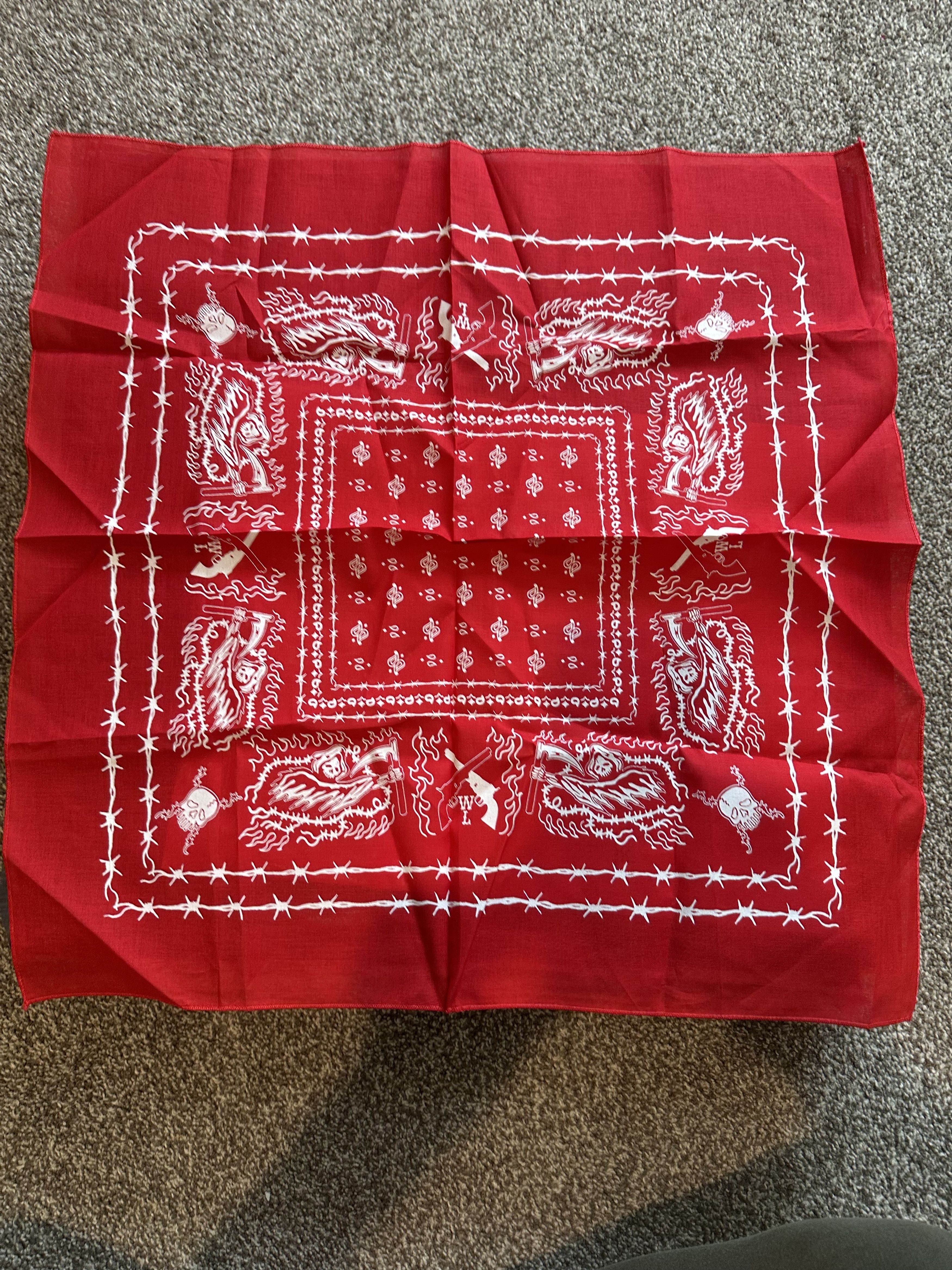 Warren Lotas Red Bandana Size ONE SIZE - 1 Thumbnail