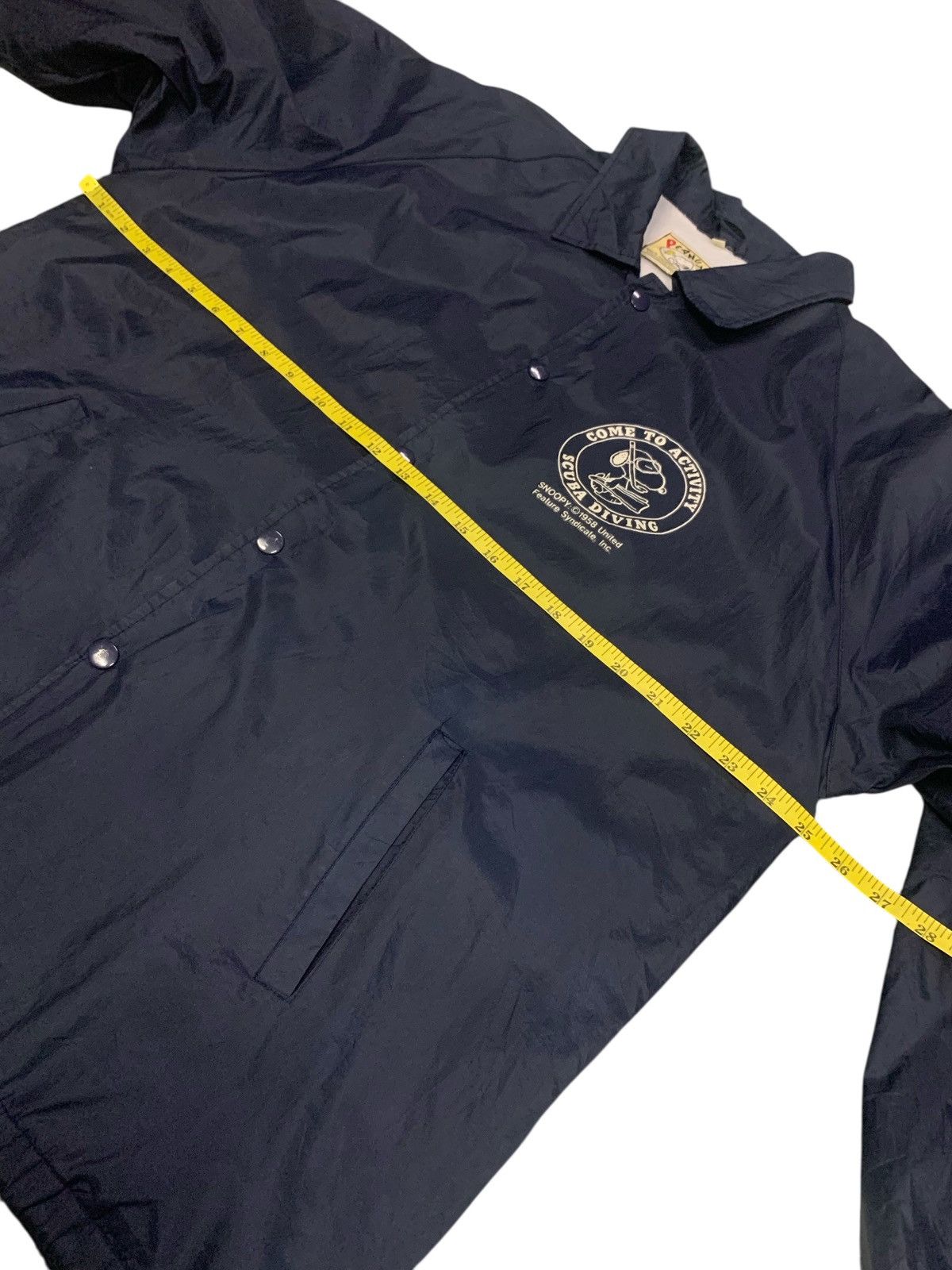 Peanuts × Vintage Vintage Peanut Snoopy Marine Project Windbreaker Button Ups Size US L / EU 52-54 / 3 - 6 Thumbnail
