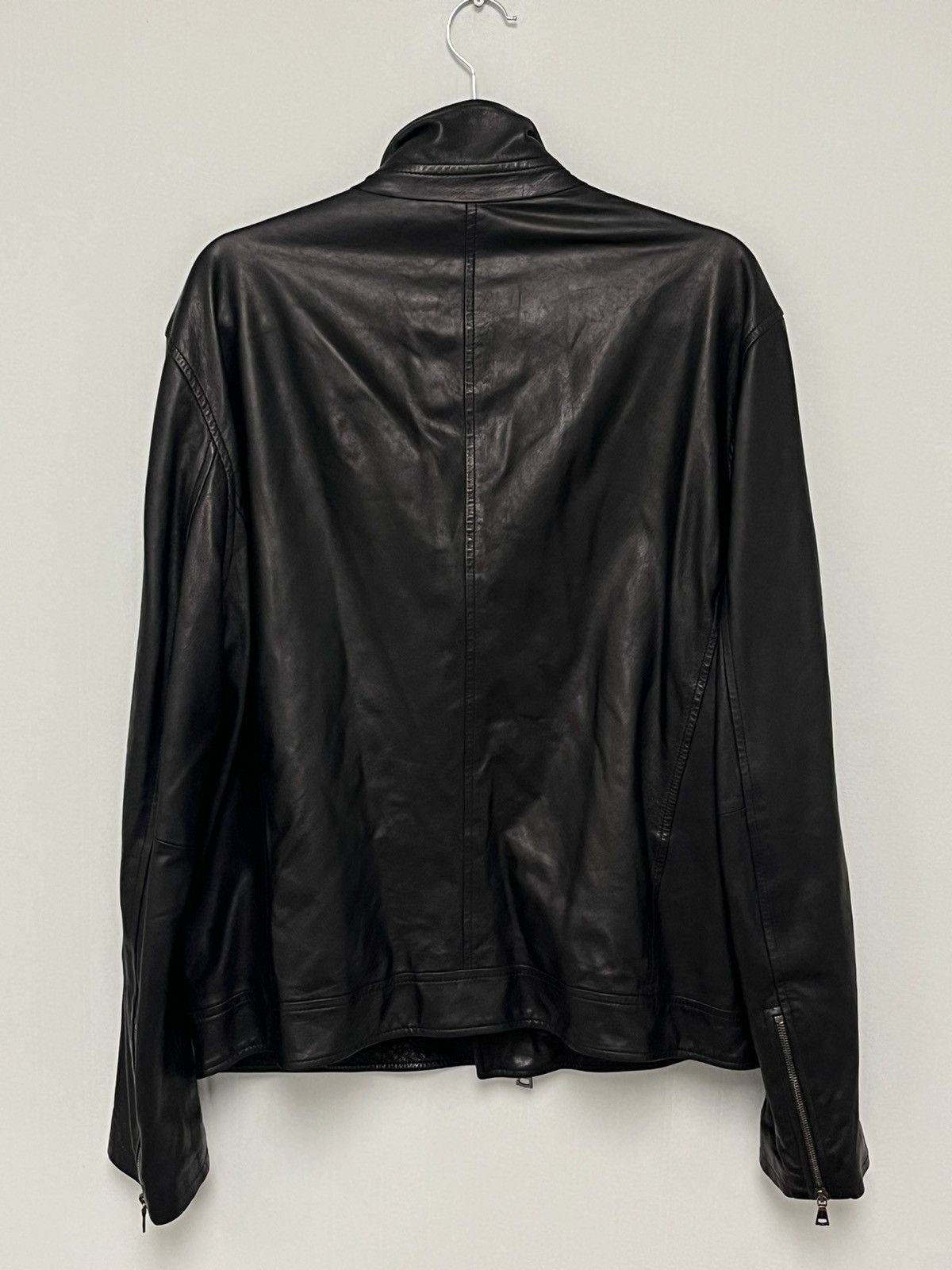 John Varvatos Leather Moto jacket. 54 Size US L / EU 52-54 / 3 - 15 Thumbnail