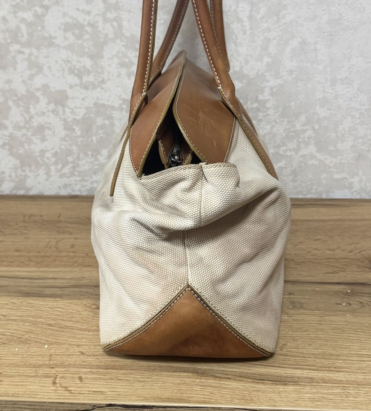Tod's Tods Canvas Leather Tote Bag Size ONE SIZE - 10 Thumbnail