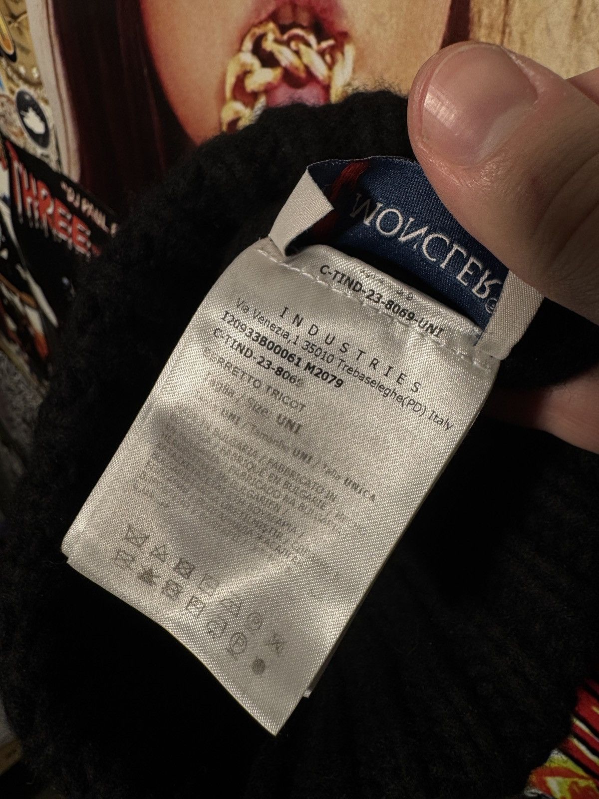 Moncler Moncler Cashmere Beanie Hat Size ONE SIZE - 5 Thumbnail