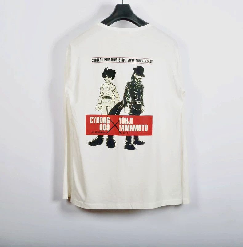 Yohji Yamamoto yohji yamamoto cyborg 009 long sleeve t-shirt-dmc Size US M / EU 48-50 / 2 - 1 Thumbnail