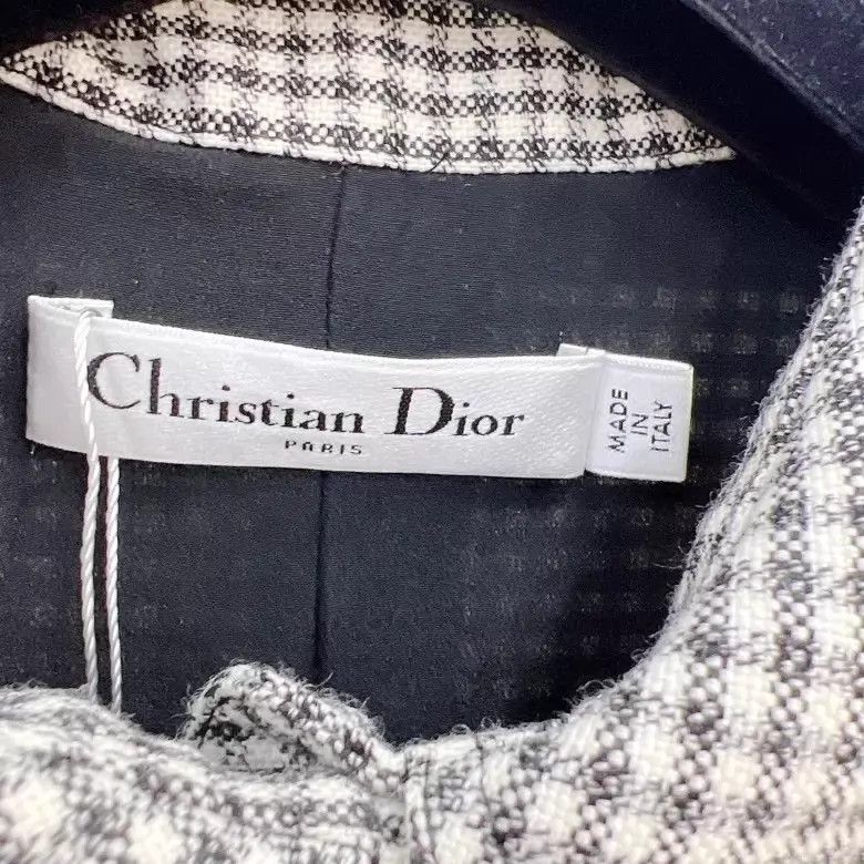 Dior Dior Gingham Black White Fitted Dress GEM YC FR36 Size XS / US 0-2 / IT 36-38 - 7 Thumbnail