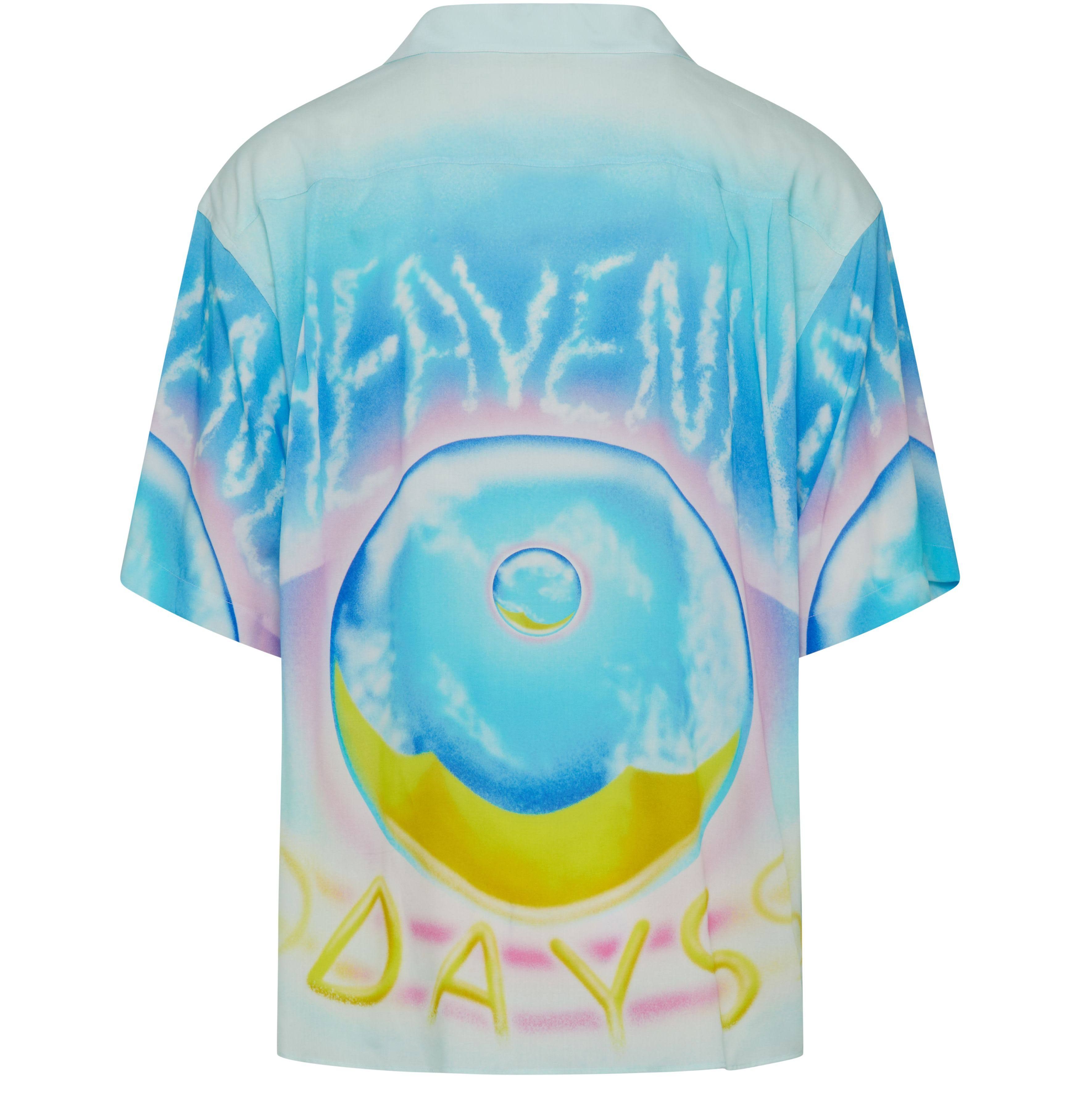 Celine o1w1db10724 Hawaiian Shirt Viscose Artist Print Multicolor Size US XXS / EU 40 - 4 Thumbnail