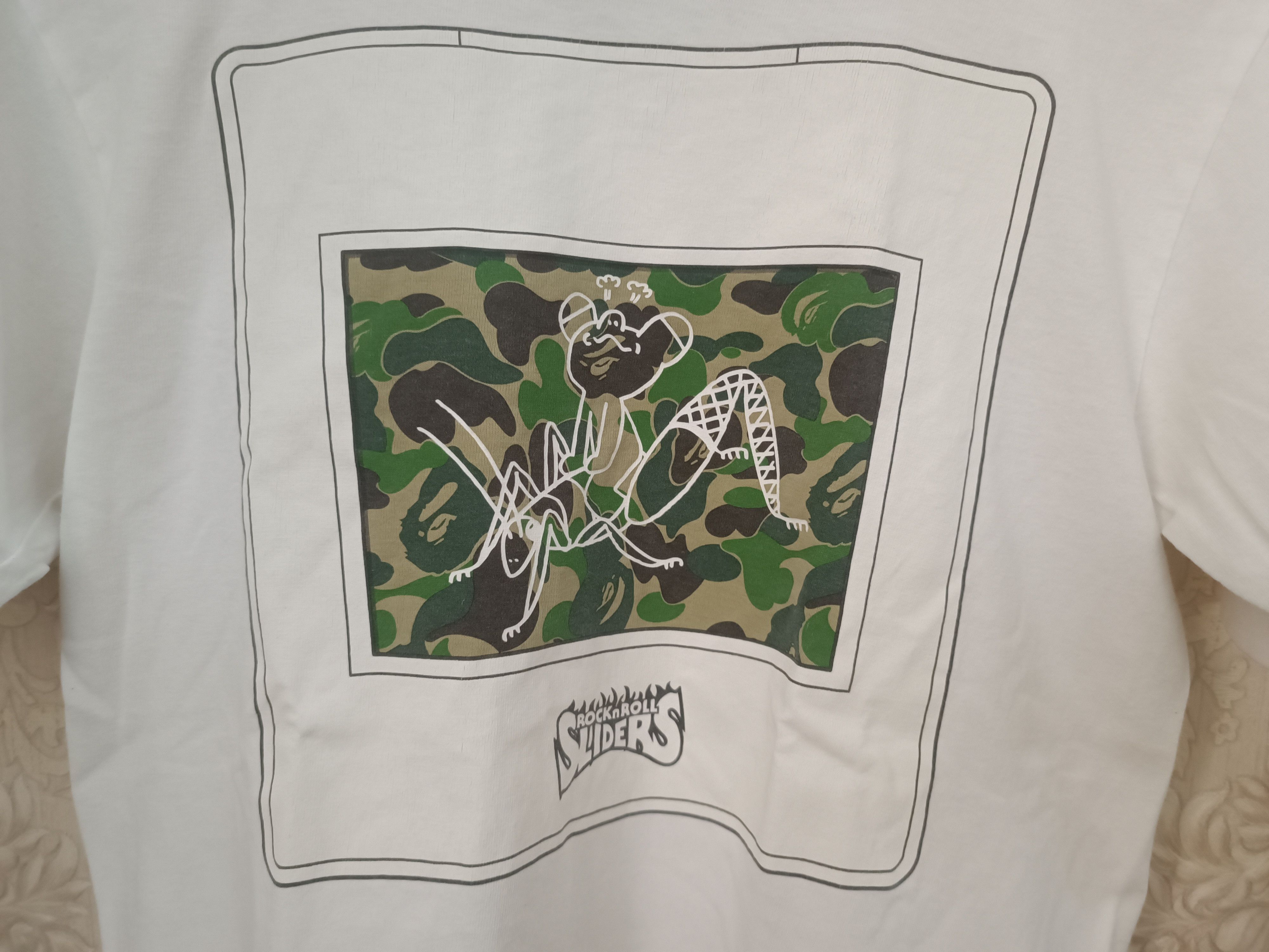 Bape ♦️Bape Rock N Roll Sliders T Shirt Size US S / EU 44-46 / 1 - 3 Thumbnail