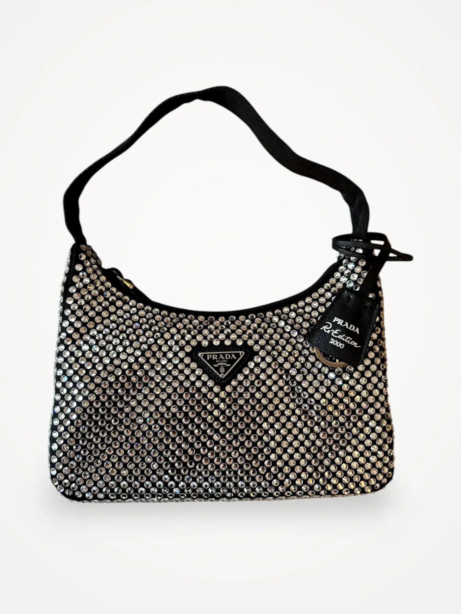Prada Prada Prada Embellished Satin Bag Bucket Bag Size ONE SIZE - 1 Thumbnail