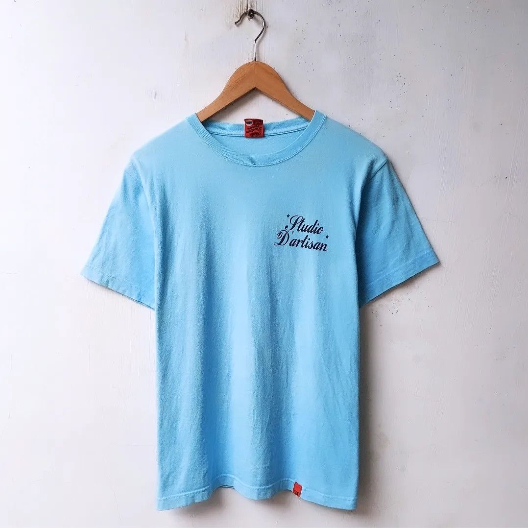 Japanese Brand × Studio D'Artisan × Vintage Vtg Studio D'Artisan Loopwheel Logo Back Print Tshirt Size US M / EU 48-50 / 2 - 2 Thumbnail