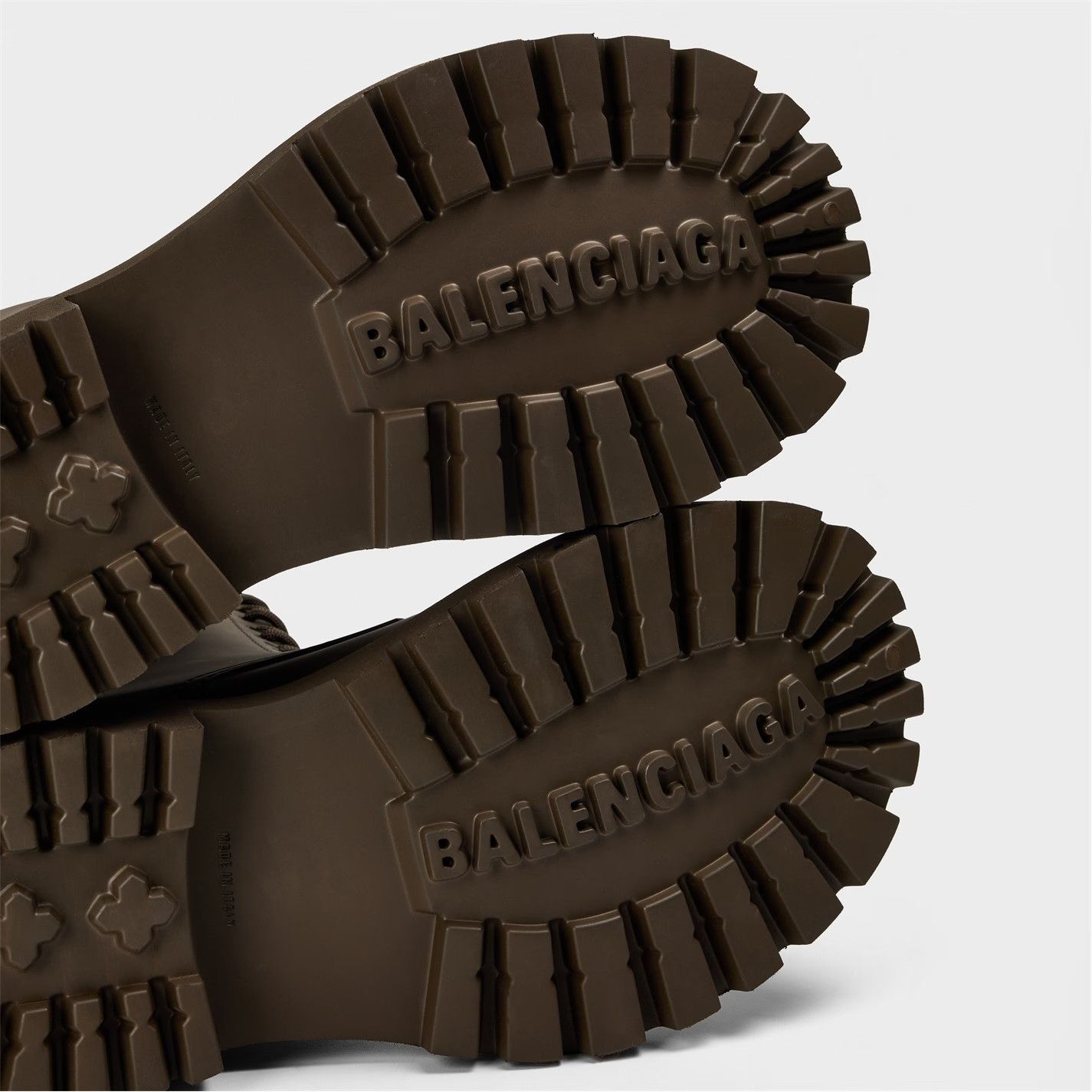 Balenciaga o1g2r1mq0226 Rugged Durable Biker Boots In Brown Size US 8 / EU 41 - 3 Thumbnail
