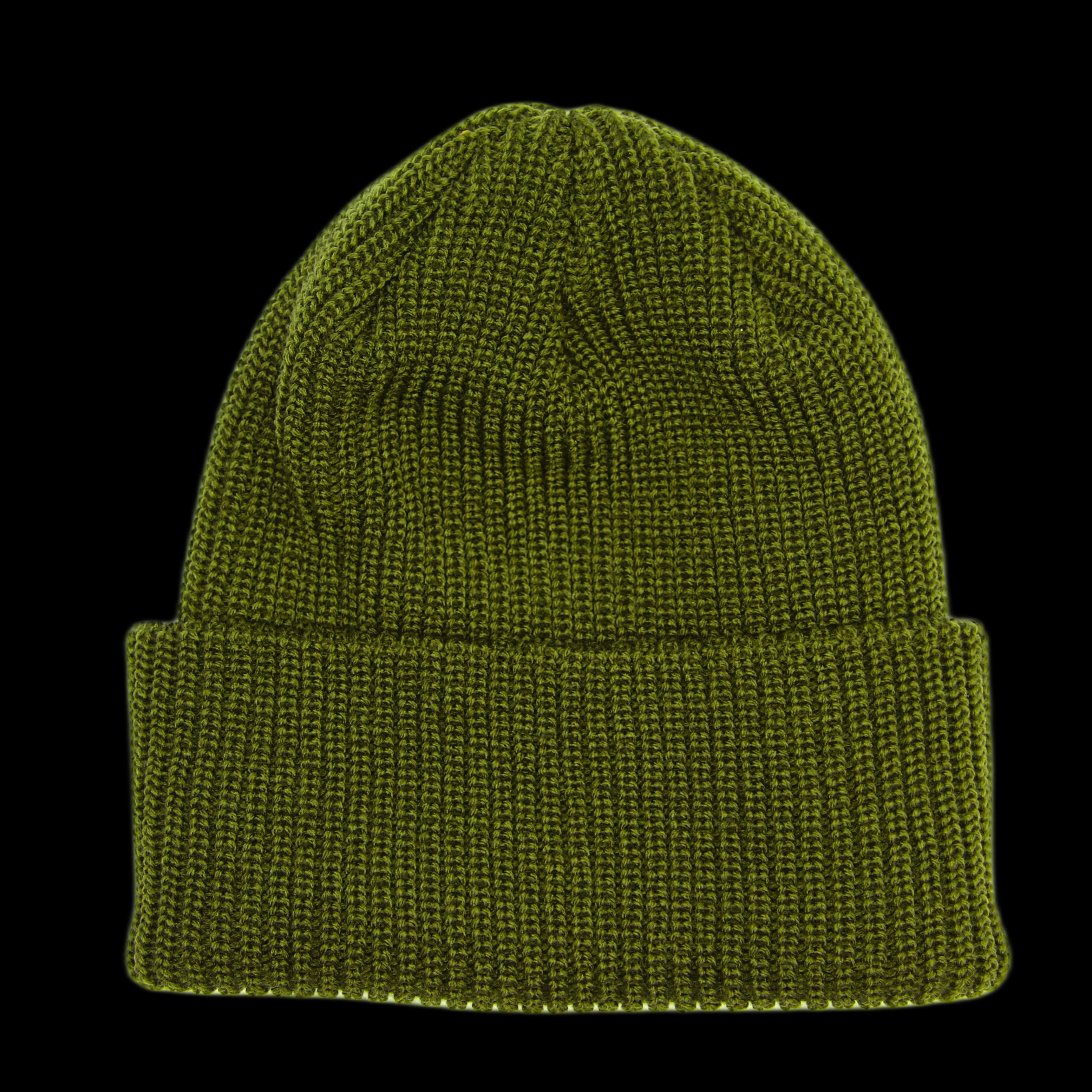 Other Blank 50% Merino Wool Beanie Khaki Size ONE SIZE - 2 Thumbnail